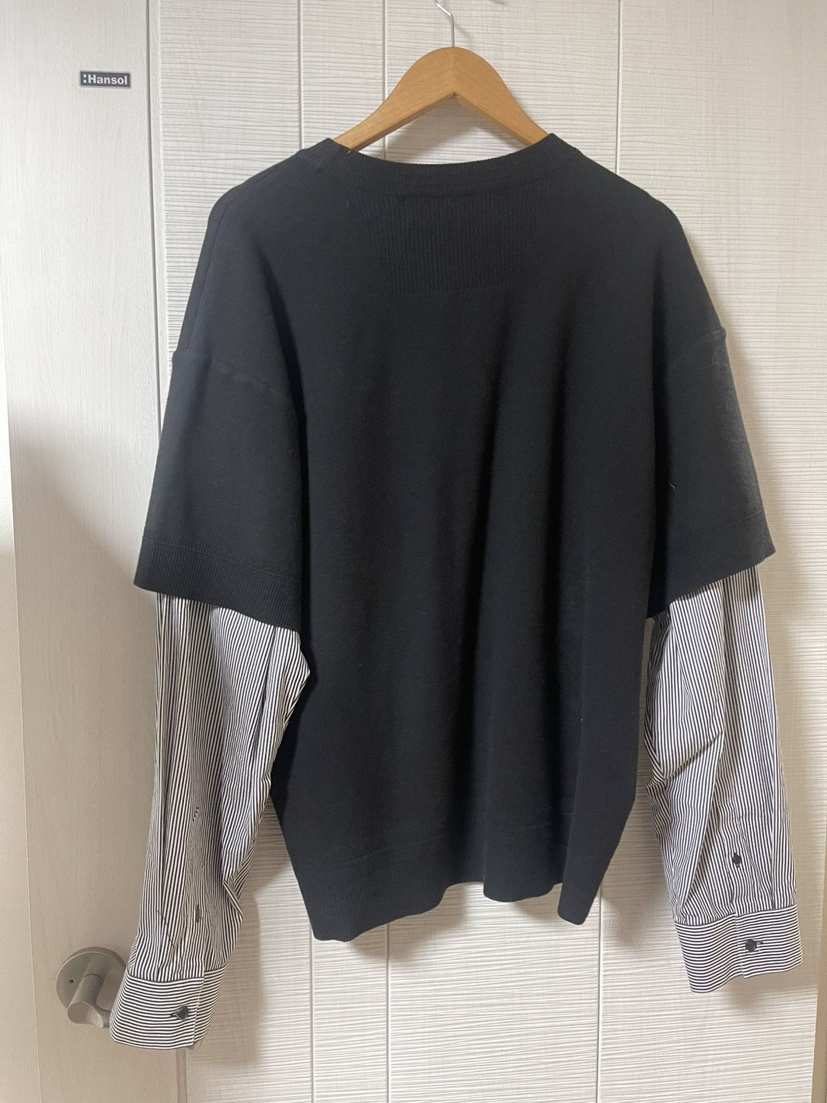 Juun.J Juun j stripe shirt combo knit Size US L / EU 52-54 / 3 - 2 Thumbnail