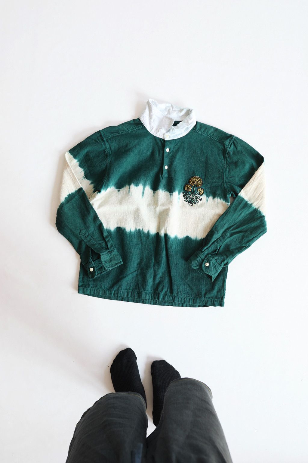 18 East: Dyed Rugby Shirt