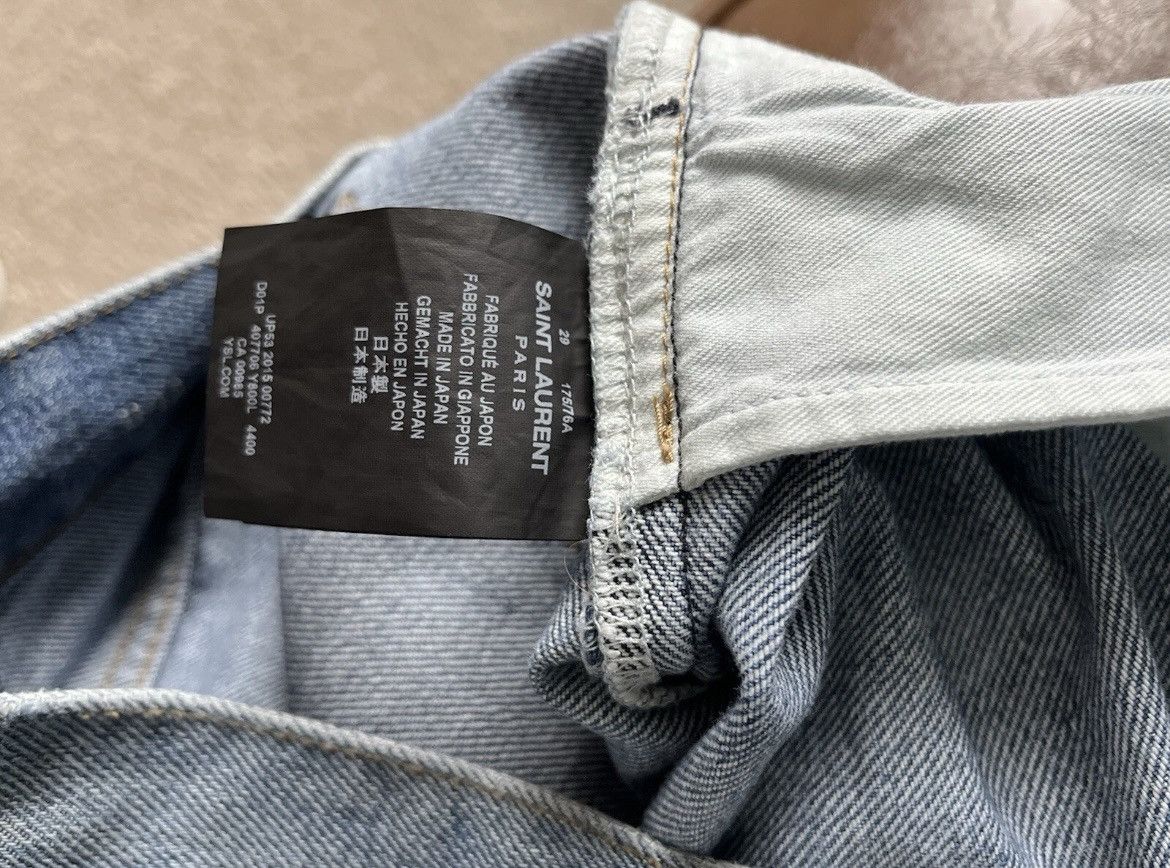 Saint Laurent Paris Saint Laurent Men Jeans Stonewash Distressed Size 29 D02 Size US 29 - 8 Thumbnail
