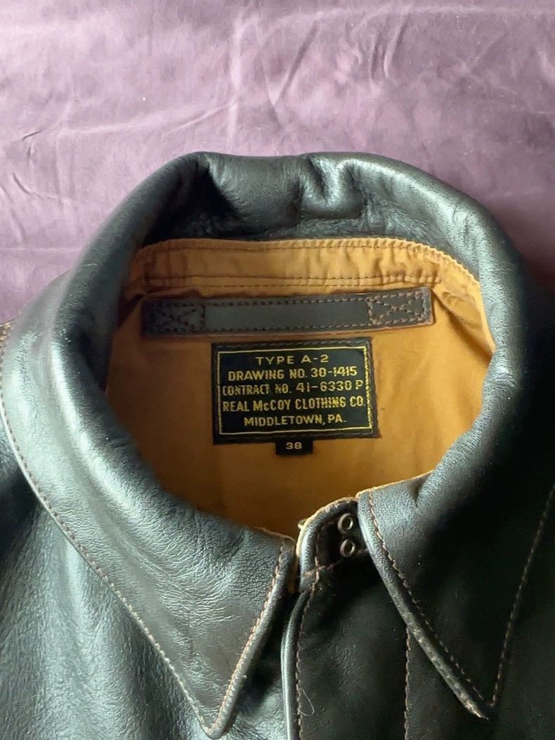 The Real McCoy's THE REAL McCOY'S A2 leather jacket 2504-Nextarrow Size US M / EU 48-50 / 2 - 3 Thumbnail