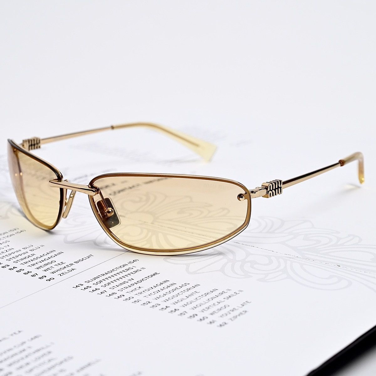 Miu Miu MIU MIU 0MU A50S GLASSES Size ONE SIZE - 2 Thumbnail