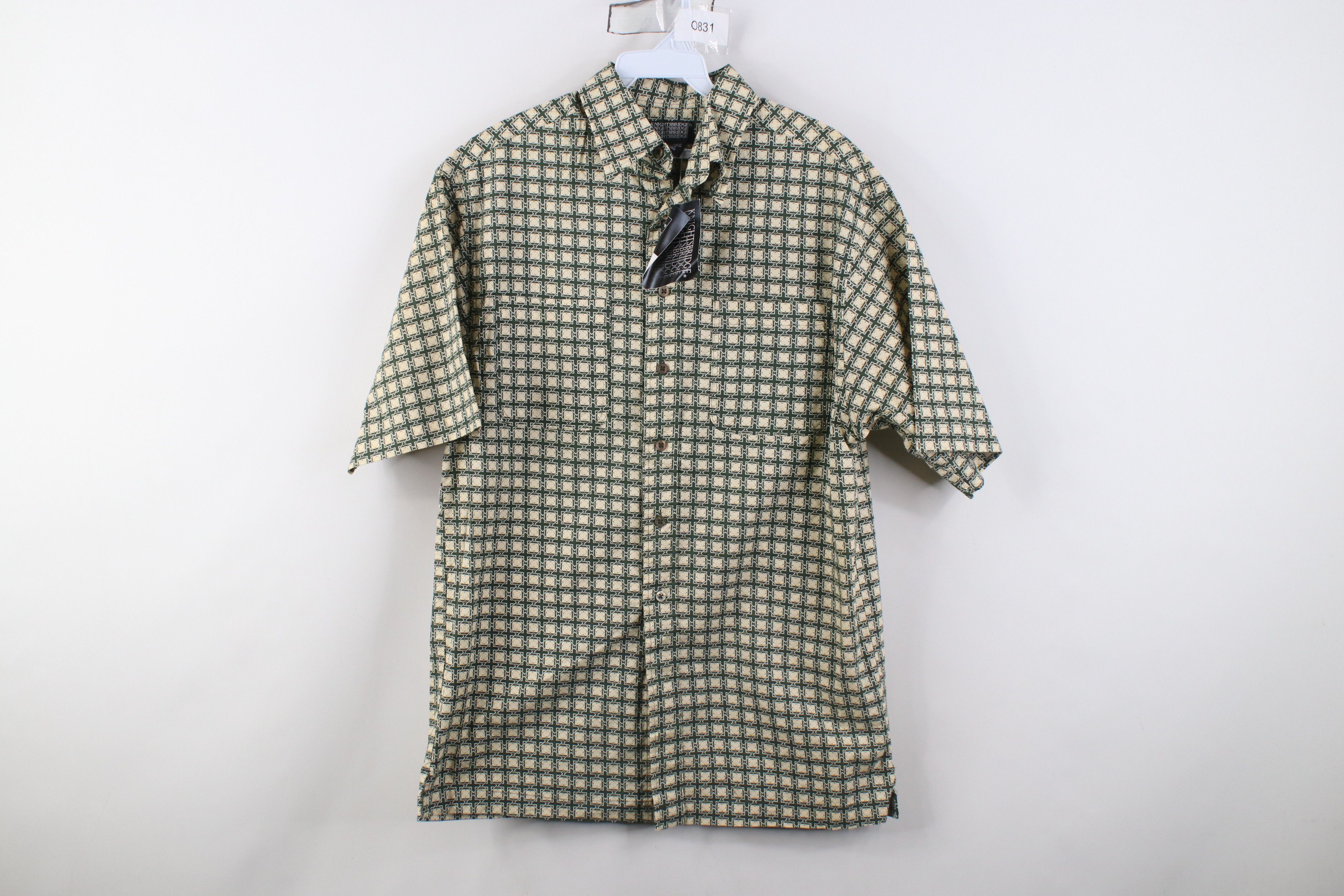 Vintage Deadstock Vintage 90s Streetwear Short Sleeve Button Shirt Size US S / EU 44-46 / 1 - 1 Thumbnail