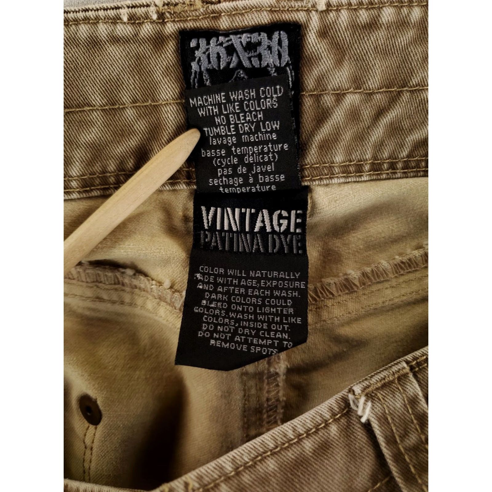 Vintage VINTAGE KÜHL Rydr Pants Jeans Brown Mens 36x32 36x29 Actual Dye Patina Hiking Pants Size US 36 / EU 52 - 4 Thumbnail