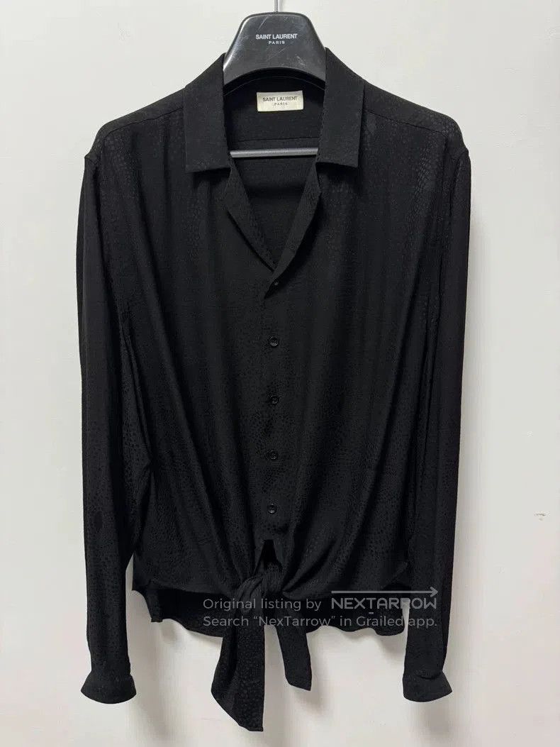 Yves Saint Laurent Saint Laurent Silk Polka Dot Shirt. Size US L / EU 52-54 / 3 - 2 Thumbnail