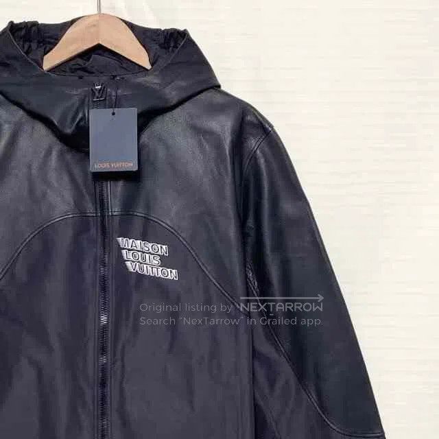 Louis Vuitton LV Patchwork Leather Hooded Jacket. Size US L / EU 52-54 / 3 - 3 Thumbnail