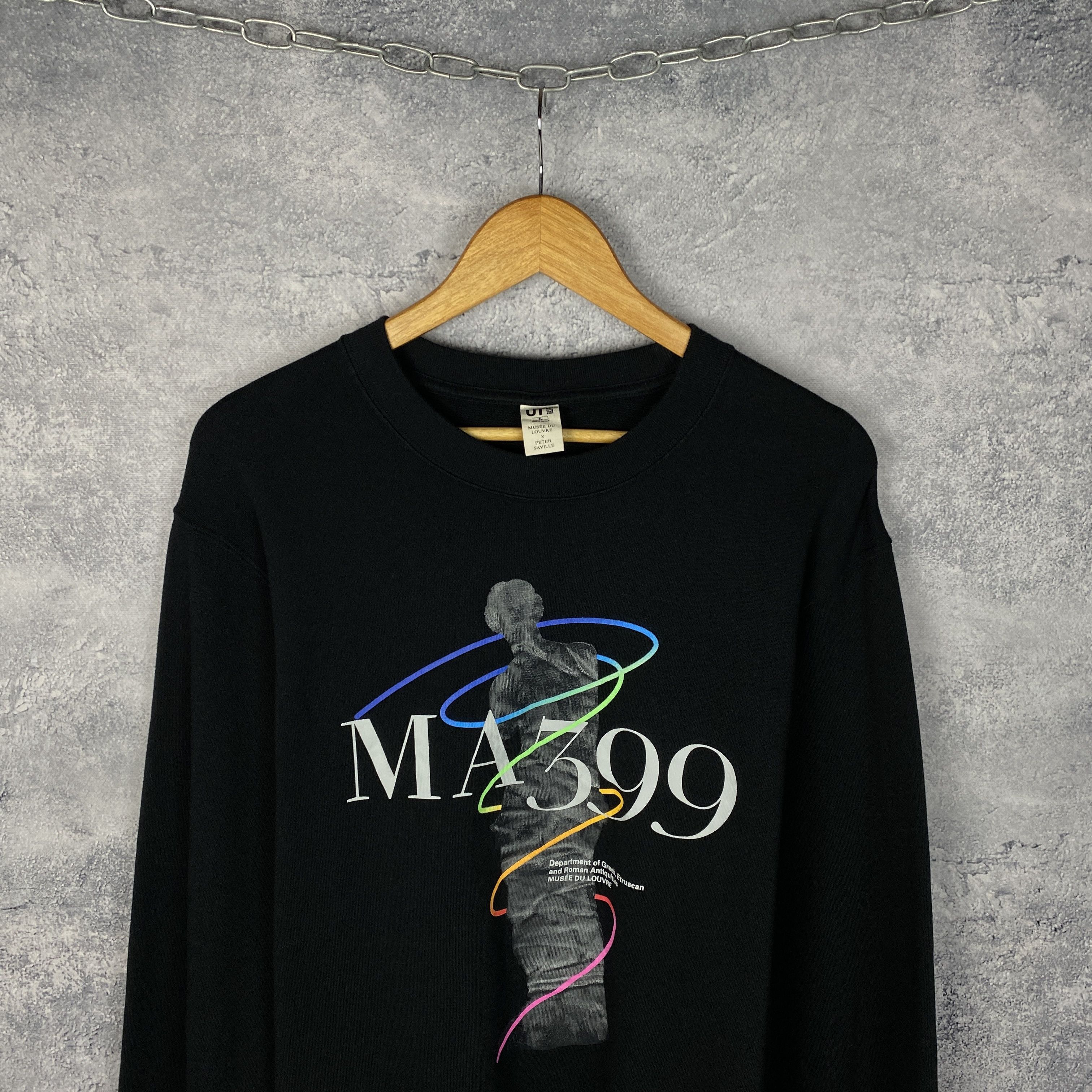 Uniqlo Uniqlo Musee Du Louvre Peter Saville Sweatshirt Size XL Size US XL / EU 56 / 4 - 2 Thumbnail