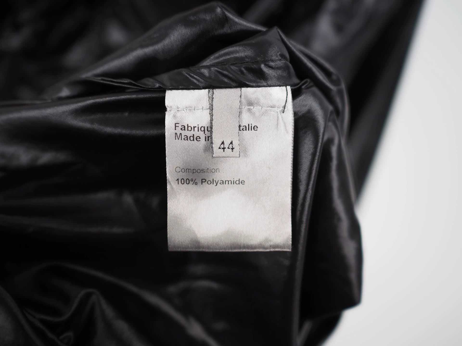 Dior SS09 Dior runway black batwing sleeve nylon jacket Size XS / US 0-2 / IT 36-38 - 3 Thumbnail