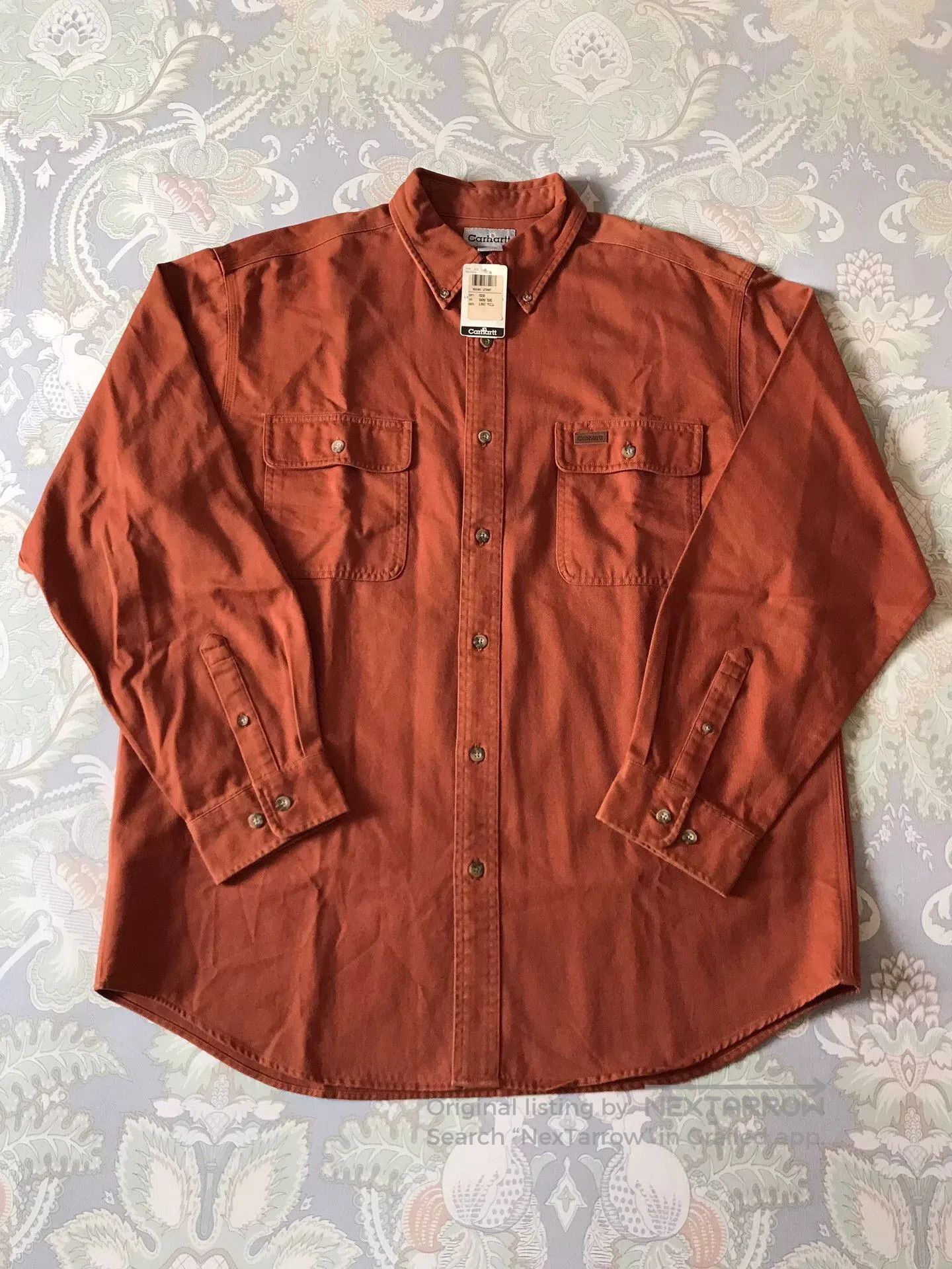Carhartt Carhartt S09 SIE Red Work Shirt. Size US L / EU 52-54 / 3 - 1 Thumbnail