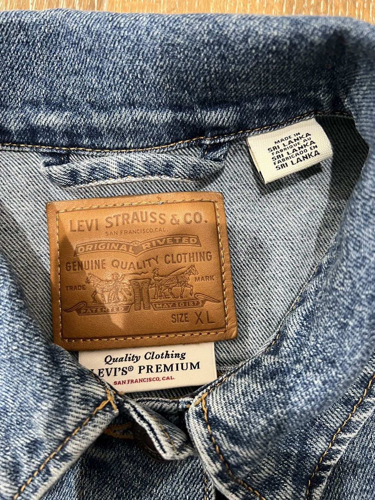 Levi's Womens levis premium cropped denim jacket Size XL / US 12-14 / IT 48-50 - 3 Thumbnail