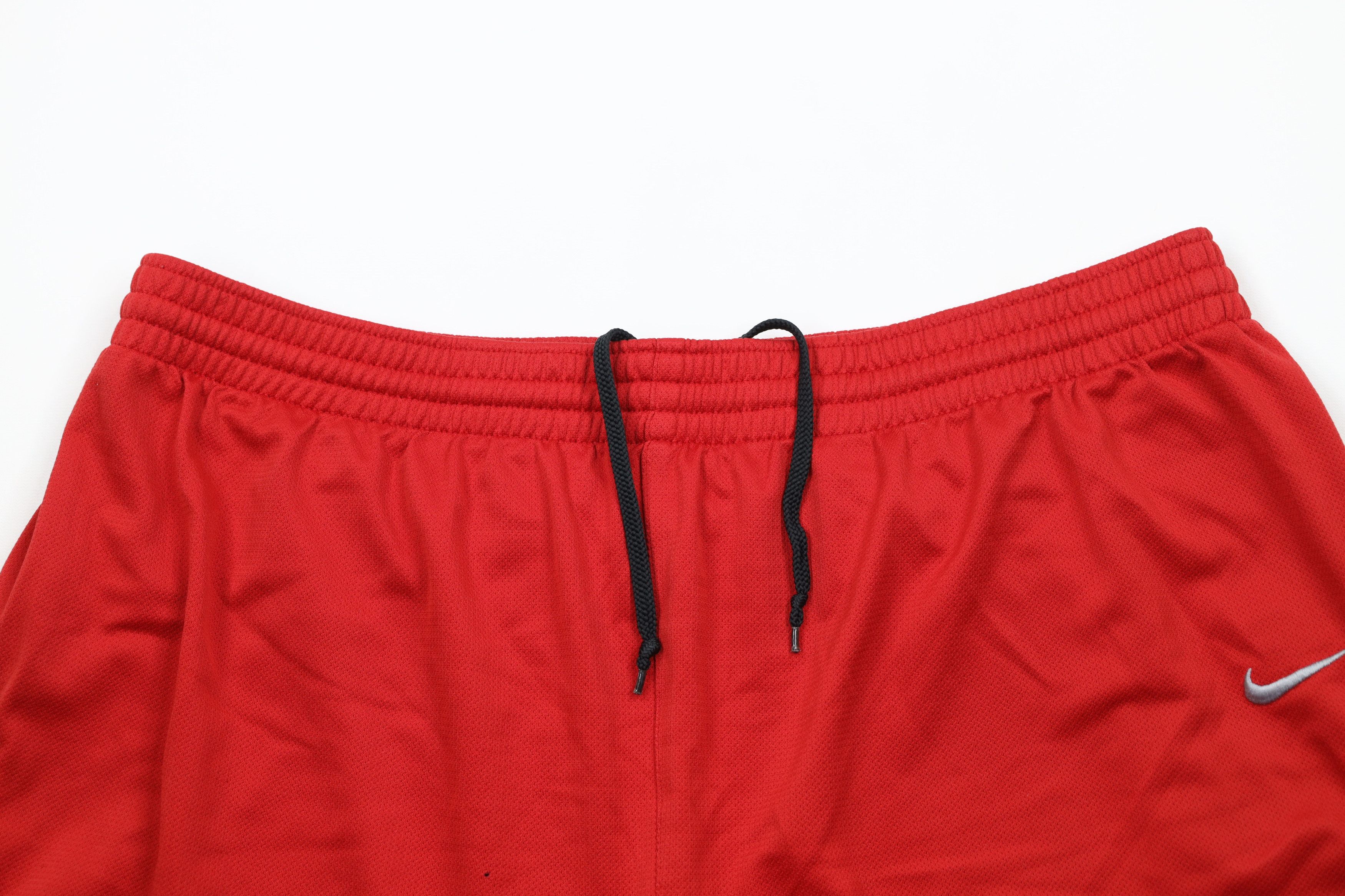 Nike × Vintage Vintage Nike Football Mini Swoosh Above Knee Shorts Red Size US 38 / EU 54 - 2 Thumbnail
