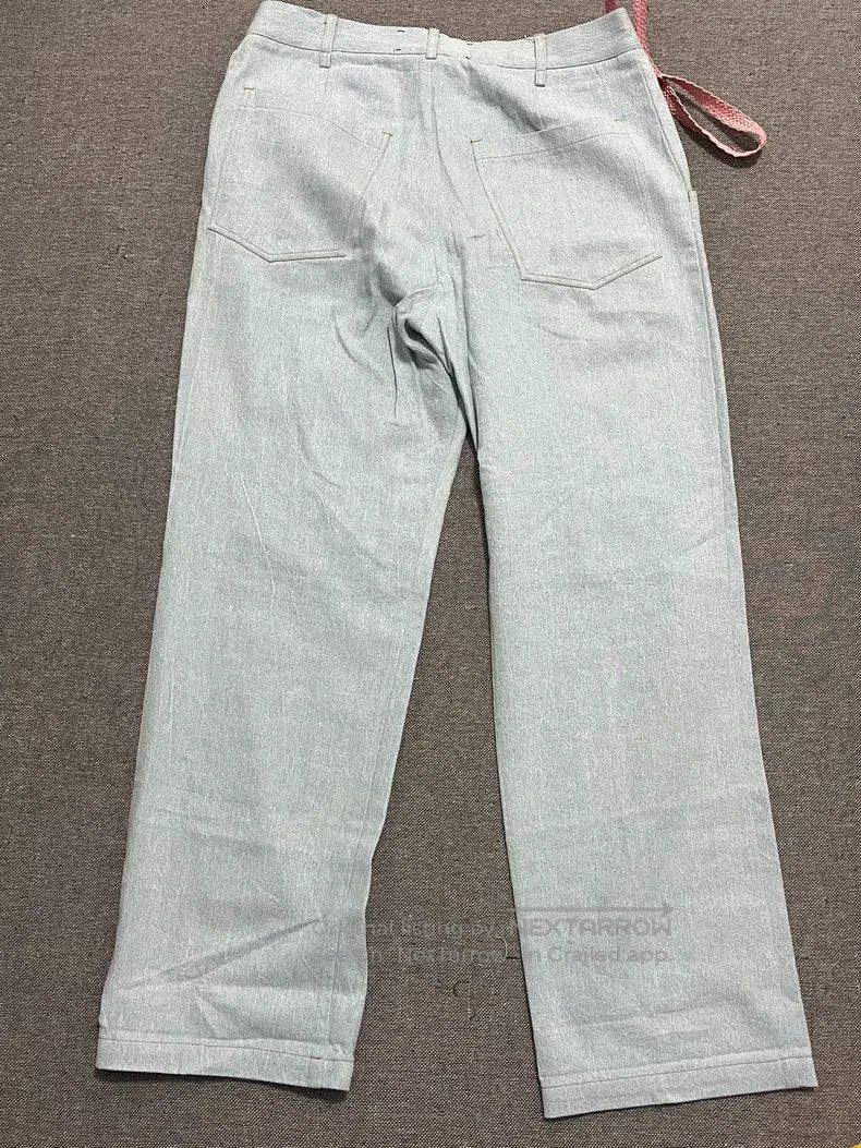 Song For The Mute SONG FOR THE MUTE Chain key straight-leg pants Size US 34 / EU 50 - 4 Thumbnail