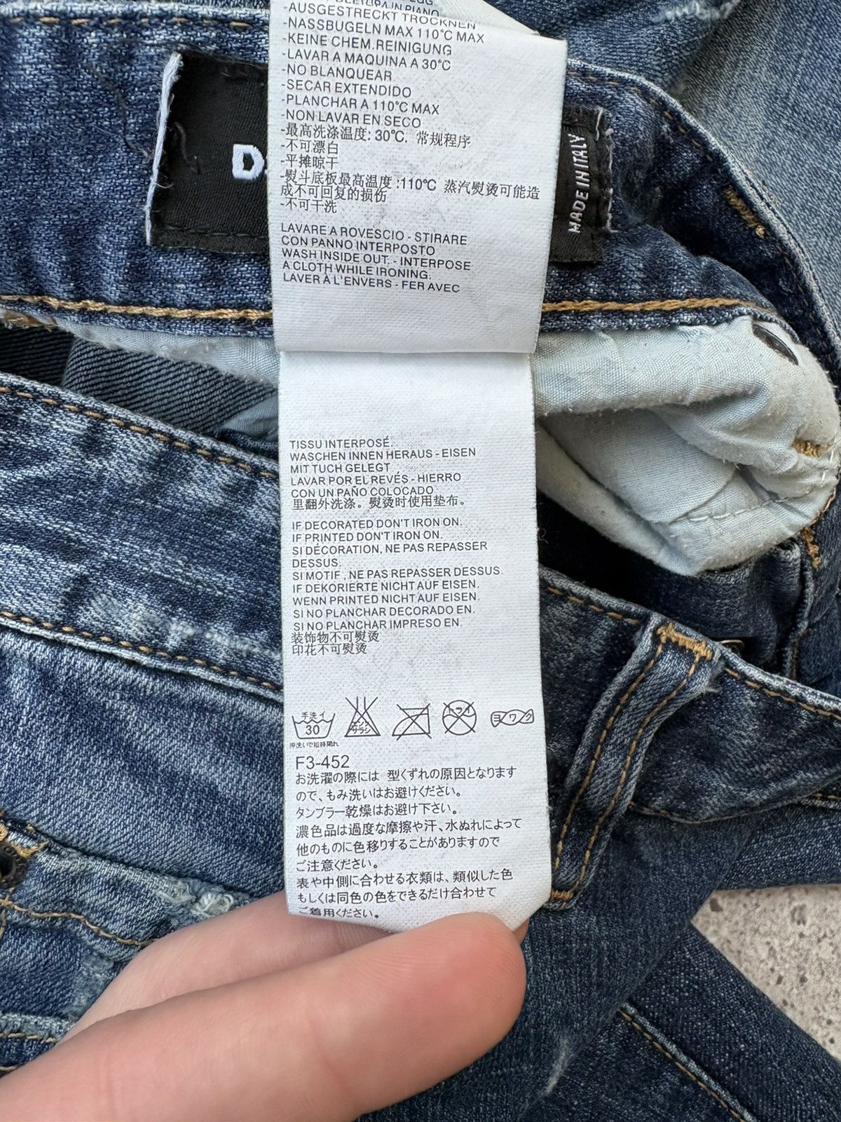 Dsquared2 Dsquared2 Slim Jeans Made In Italy Size US 31 - 25 Thumbnail