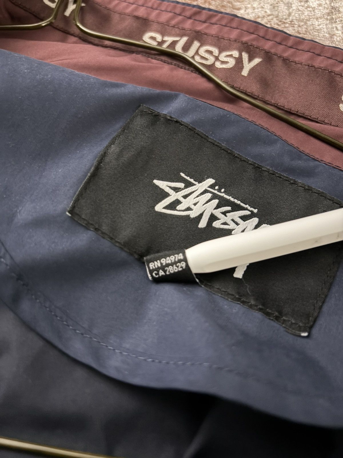 Stussy Stussy Navy WindBreaker LARGE Size US L / EU 52-54 / 3 - 12 Thumbnail
