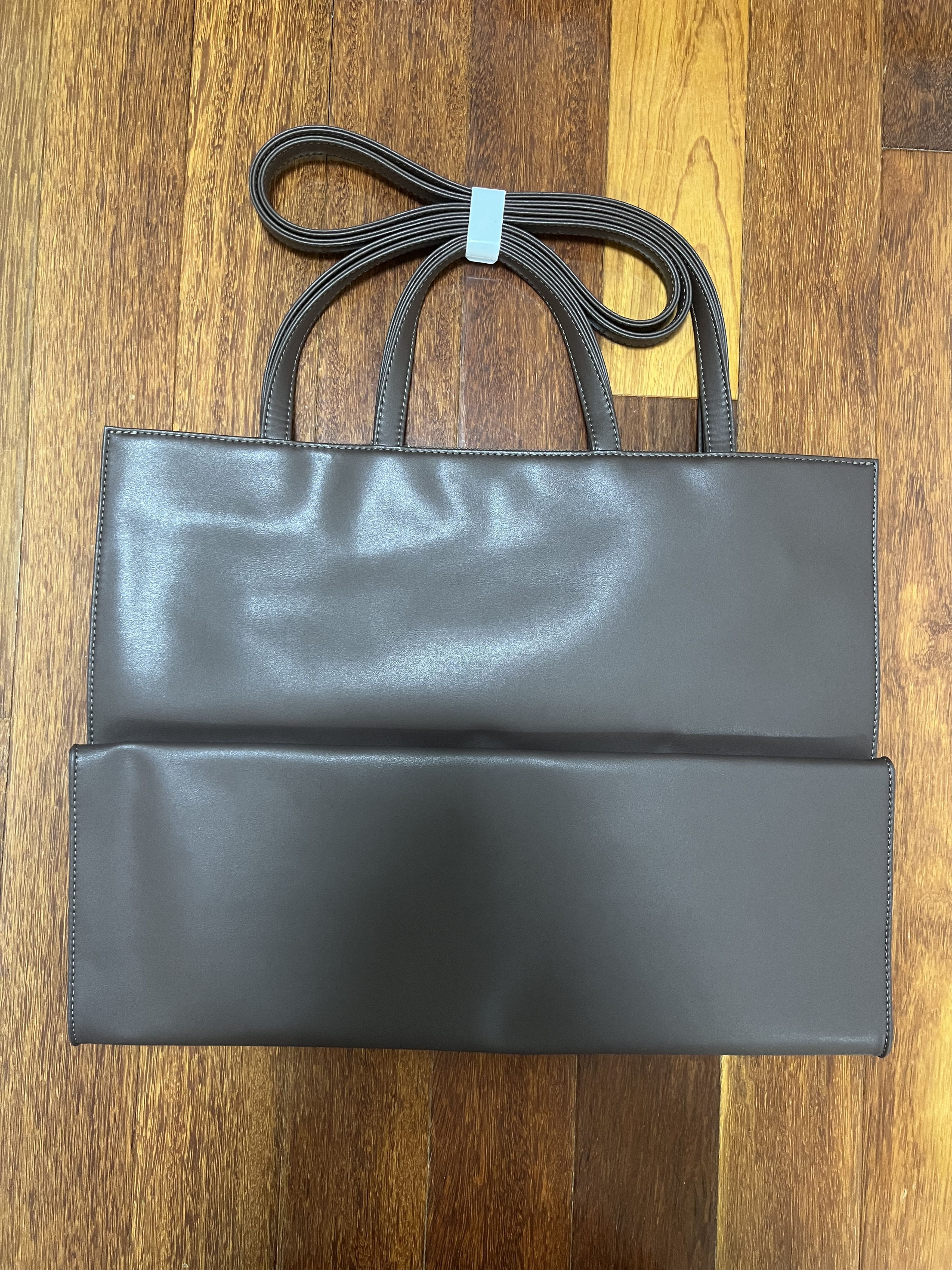 Telfar 💚 Telfar Large Chocolate Shopping Bag Tote NEW Size ONE SIZE - 2 Thumbnail