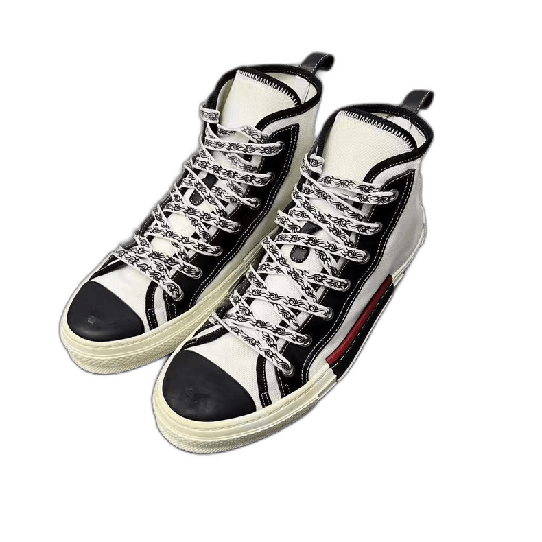 Dior Dior Black and White HighTop Sneakers-2506 Size US 10 / EU 43 - 1 Thumbnail