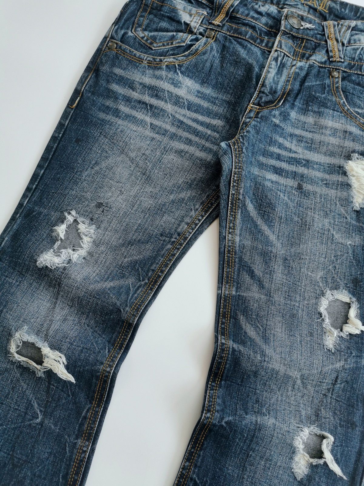 Japanese Brand Bootcut Original Jeans Japan Distressed Clawmark Denim Size US 30 / EU 46 - 4 Thumbnail