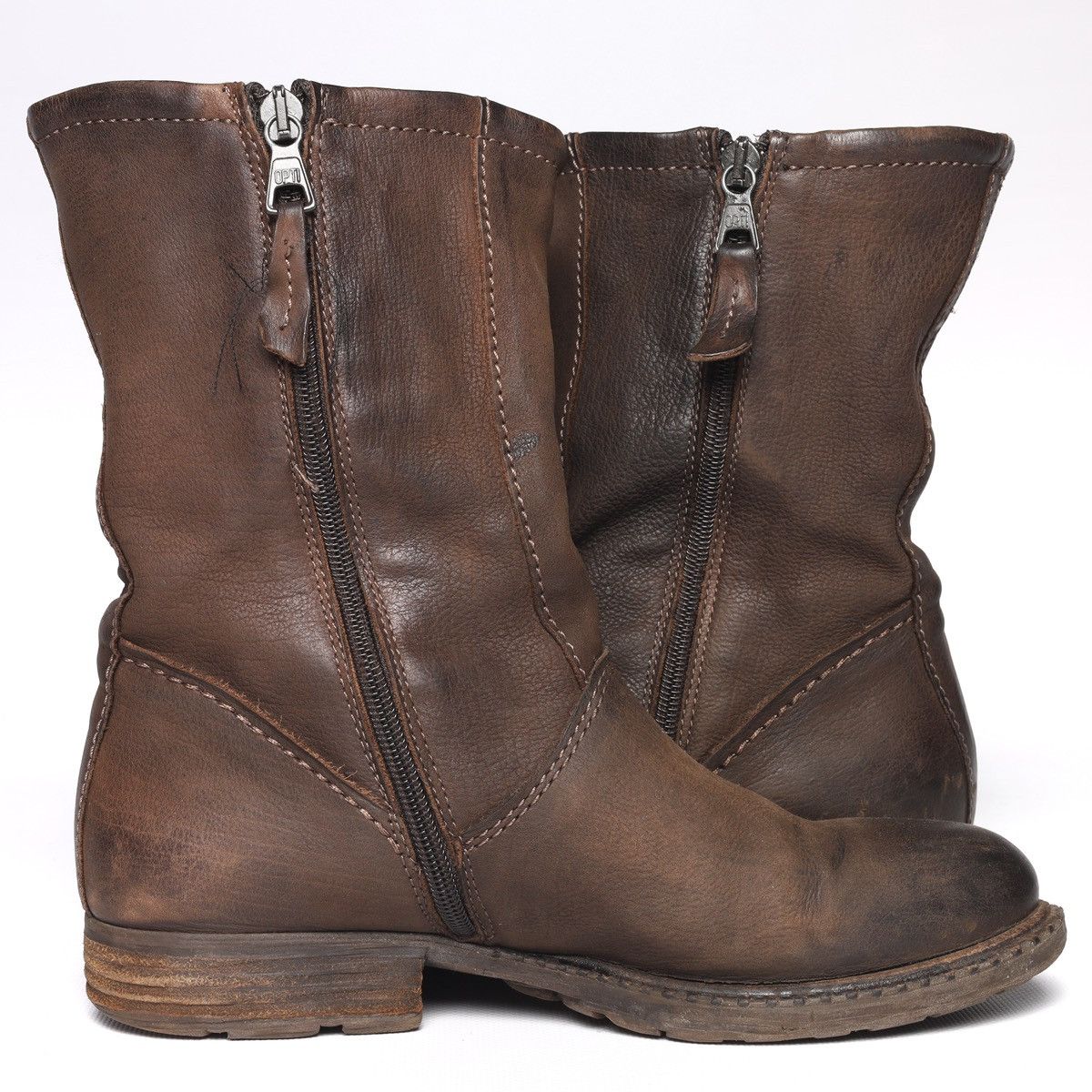 A.S.98 AS 98 A.S.98 Airstep Brown Leather Boots Shoes Avantgarde Size US 6 / IT 36 - 5 Thumbnail