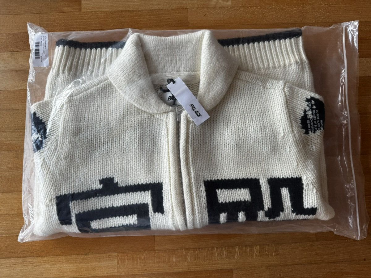Palace Bones Cowichan Knit Zip Up Sweater Size US M / EU 48-50 / 2 - 9 Thumbnail