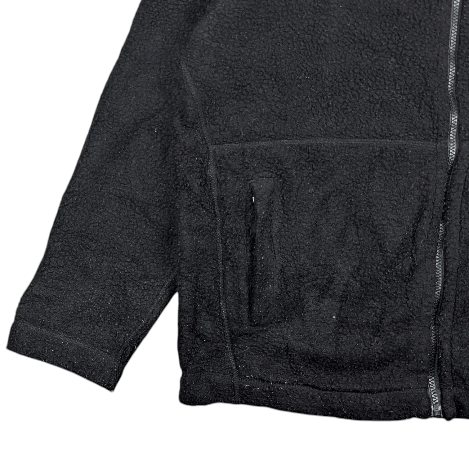 Uniqlo Vintage 90's UNIQLO Zipper Up Reversible Fleece Hoodie Size US L / EU 52-54 / 3 - 8 Thumbnail