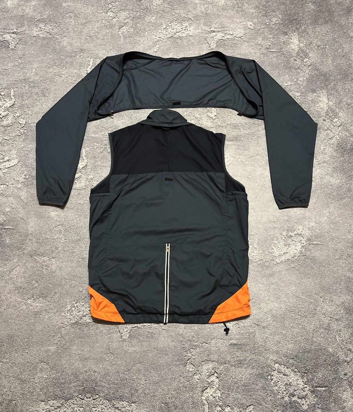 Nike × Vintage Vintage 90s Nike Windbreaker + Vest Light Jacket Size US M / EU 48-50 / 2 - 4 Thumbnail