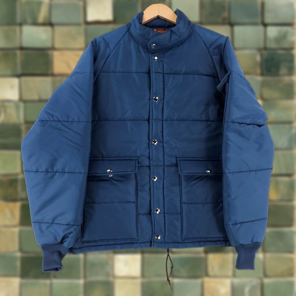 Dunbrooke VINTAGE Dunbrooke Pla-Jac Puffer Jacket Blue Made USA Mens L Size US L / EU 52-54 / 3 - 1 Thumbnail