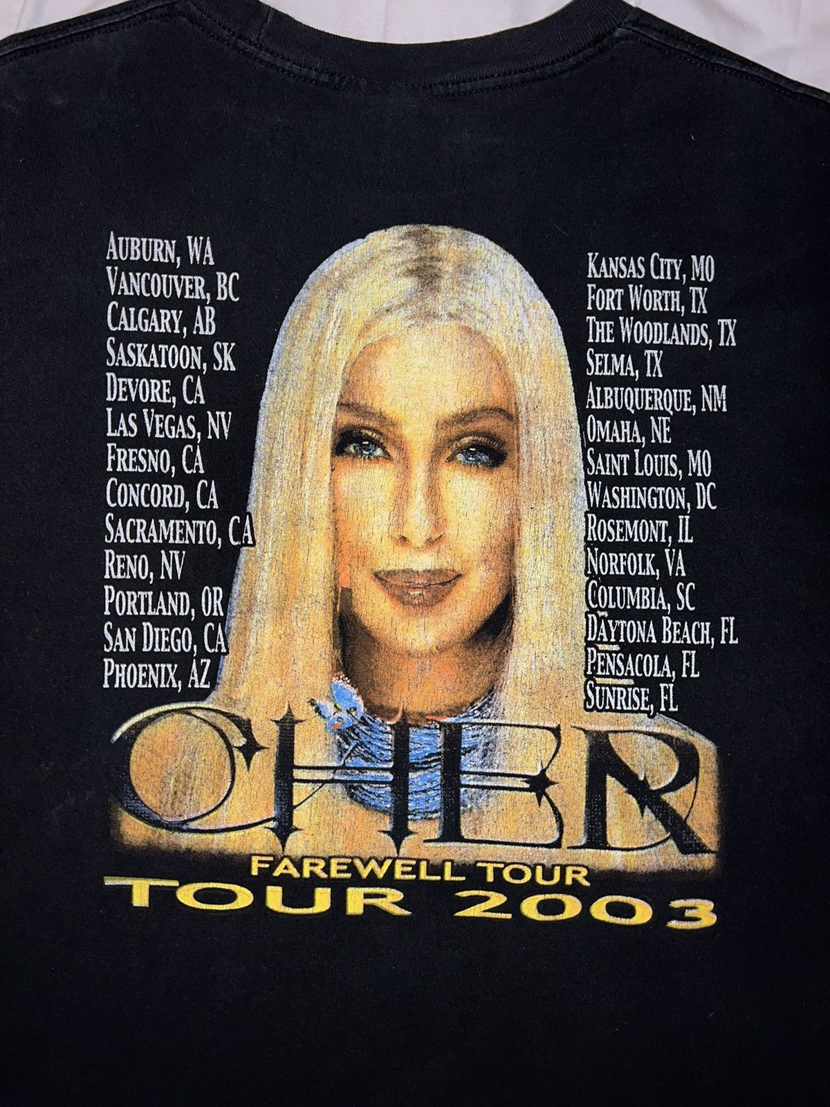 Vintage × WWE Vintage CHER Farewell tour Shirt Size US XL / EU 56 / 4 - 4 Thumbnail