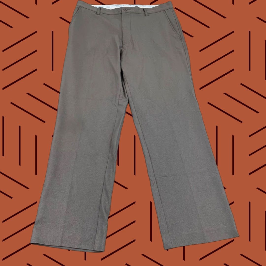Footjoy FootJoy Pants Mens 36x32 Gray Chino Khaki Performance Golf FJ Stretch Straight Size US 36 / EU 52 - 1 Thumbnail