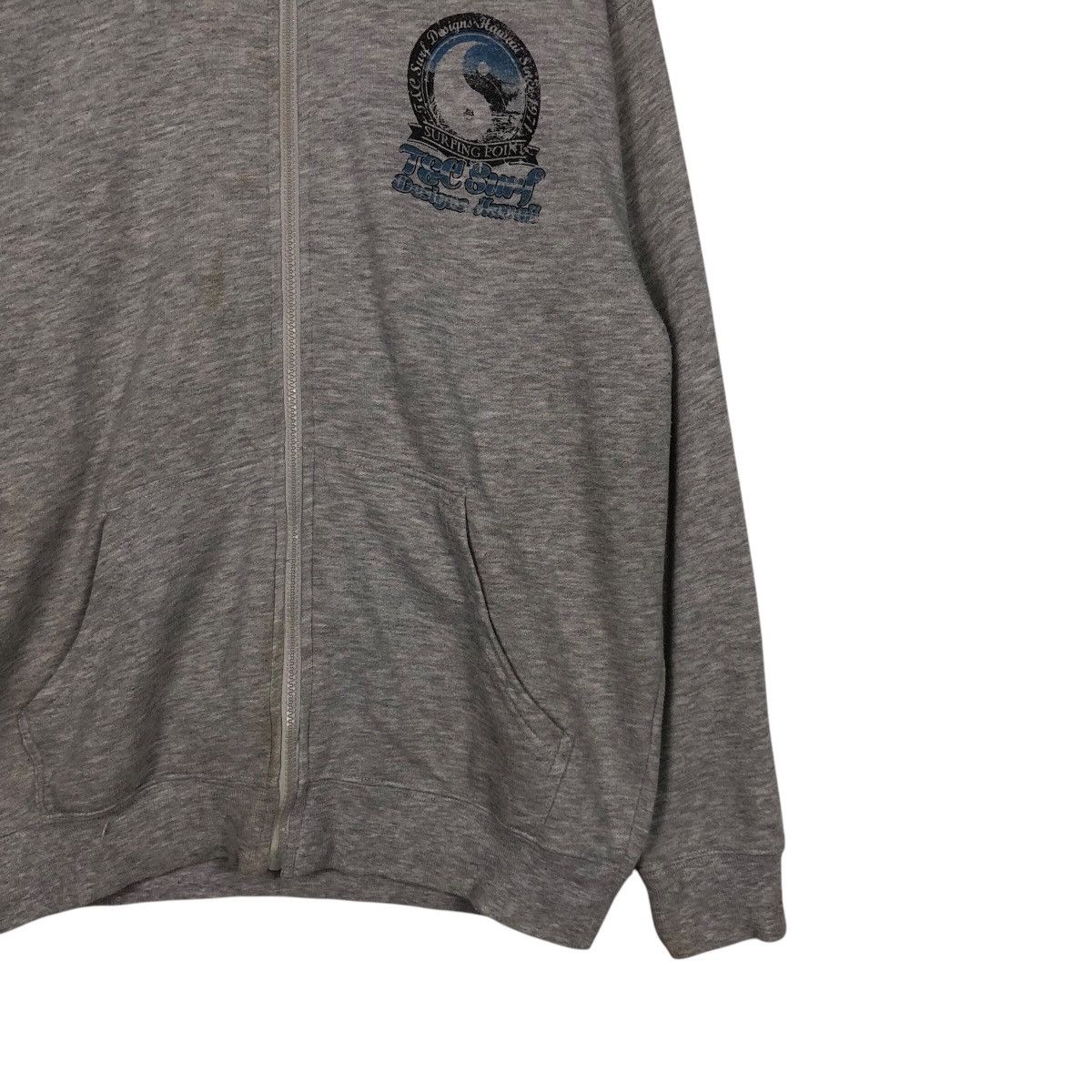 Japanese Brand 📌Vintage Zipper Hoodie Sweater T&C Surf Big Logo Size US L / EU 52-54 / 3 - 6 Thumbnail