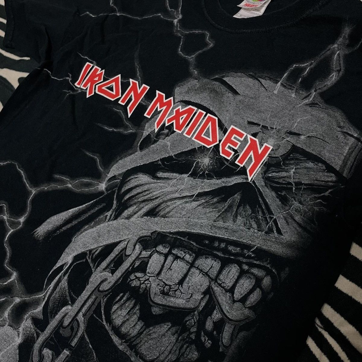 Band Tees Vintage Iron Maiden T Shirt 2008 Rock Tee Size M VTG Y2K Size US M / EU 48-50 / 2 - 4 Thumbnail