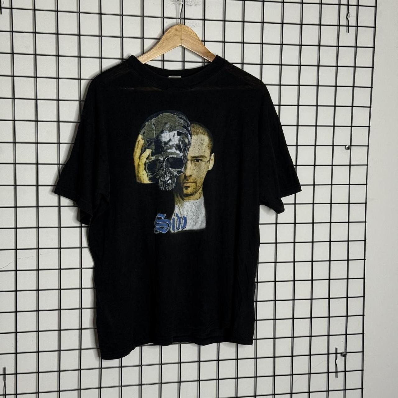 Vintage Sido T shirt Vintage Black Rap Portrait Tee Size US M / EU 48-50 / 2 - 2 Thumbnail