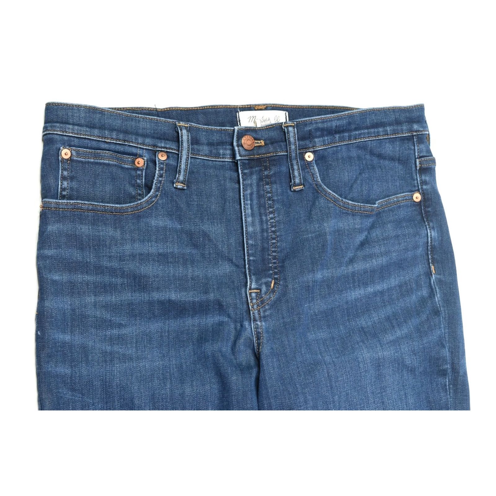 Madewell Madewell Cali Dem Boot Cut Jeans Womens 30 Tall Blue Mid-Rise Slim Fit Crop Jeans Size 24" / US 00 / IT 34 - 2 Thumbnail