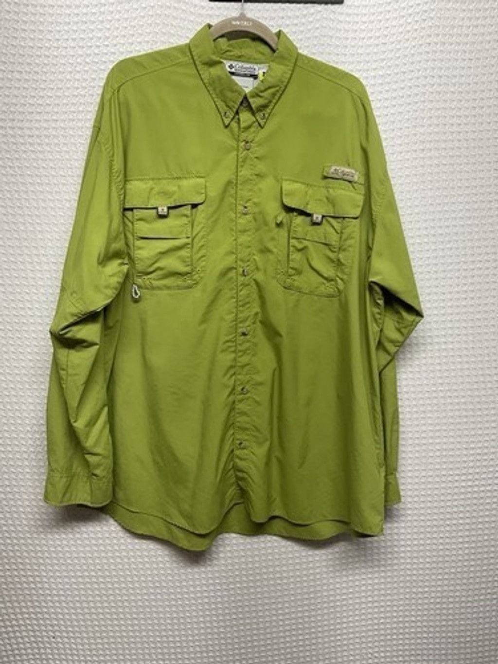 Columbia Columbia Green Omni-Shade PFG Vented Fishing Shirt Men XL Size US XL / EU 56 / 4 - 11 Thumbnail