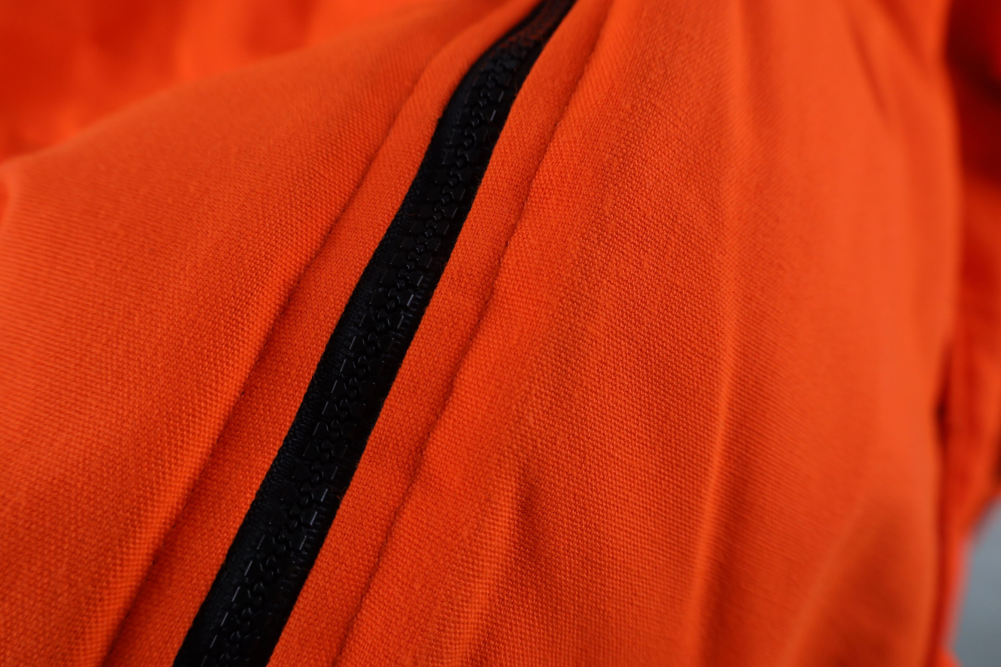 Vintage Vintage 90s Abrams Towing Quilted Bomber Jacket Blaze Orange Size US XL / EU 56 / 4 - 8 Thumbnail