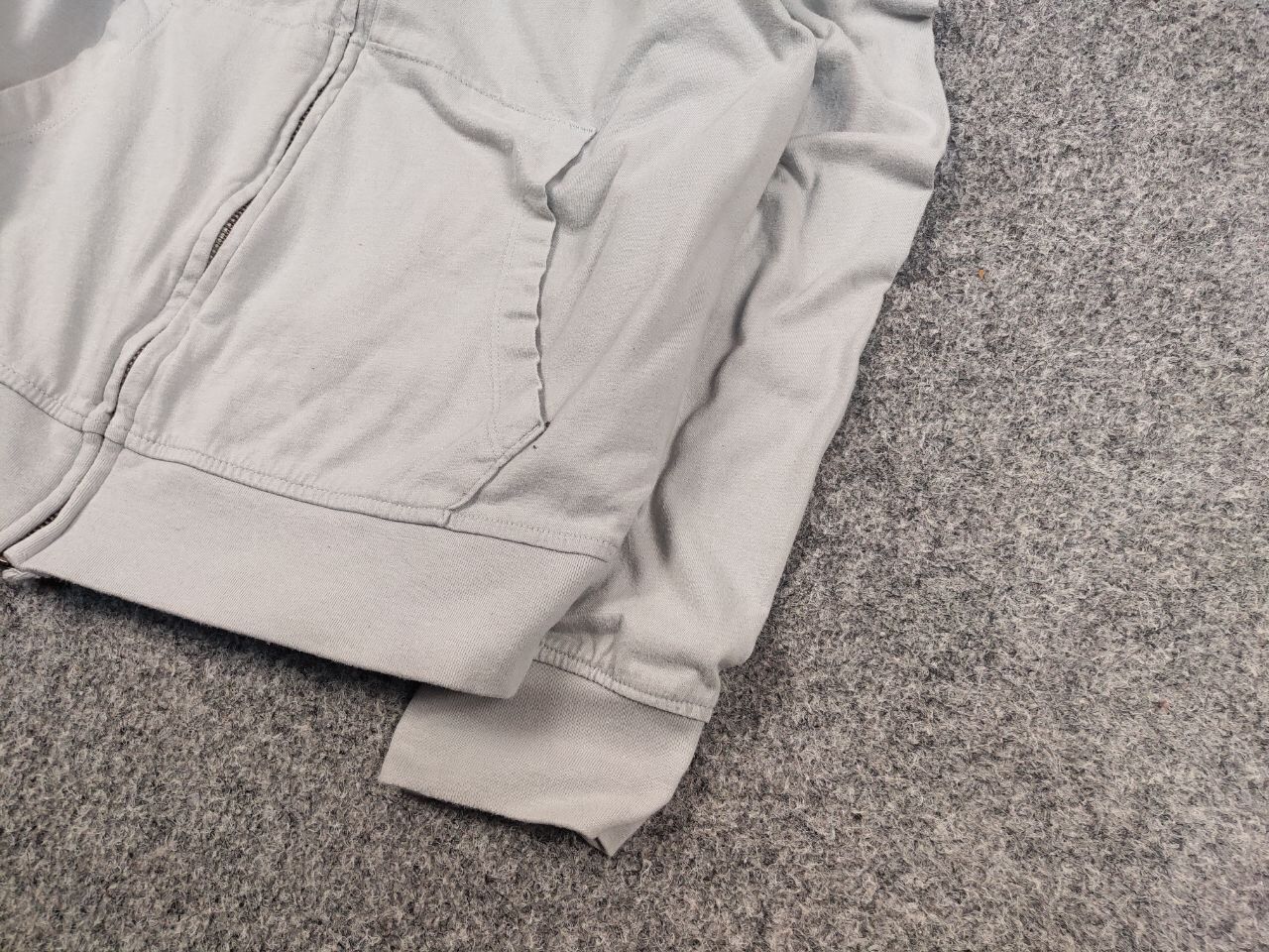 Allsaints Allsaints Brace Full Zip Light BlueGray Hoodie Vintage Style Size US M / EU 48-50 / 2 - 5 Thumbnail