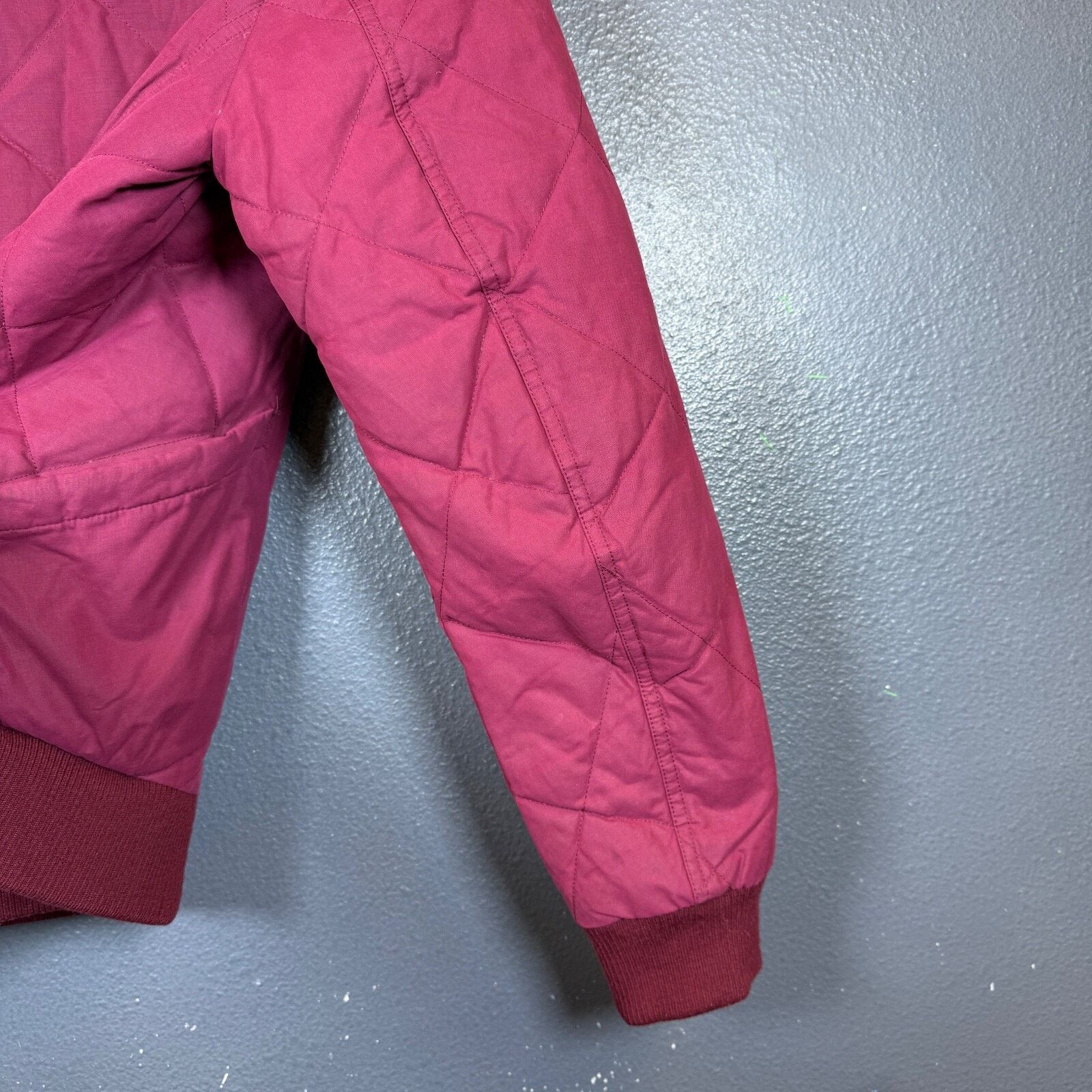 Eddie Bauer Eddie Bauer S burgundy Skyliner model quilted down jacket Size S / US 4 / IT 40 - 12 Thumbnail