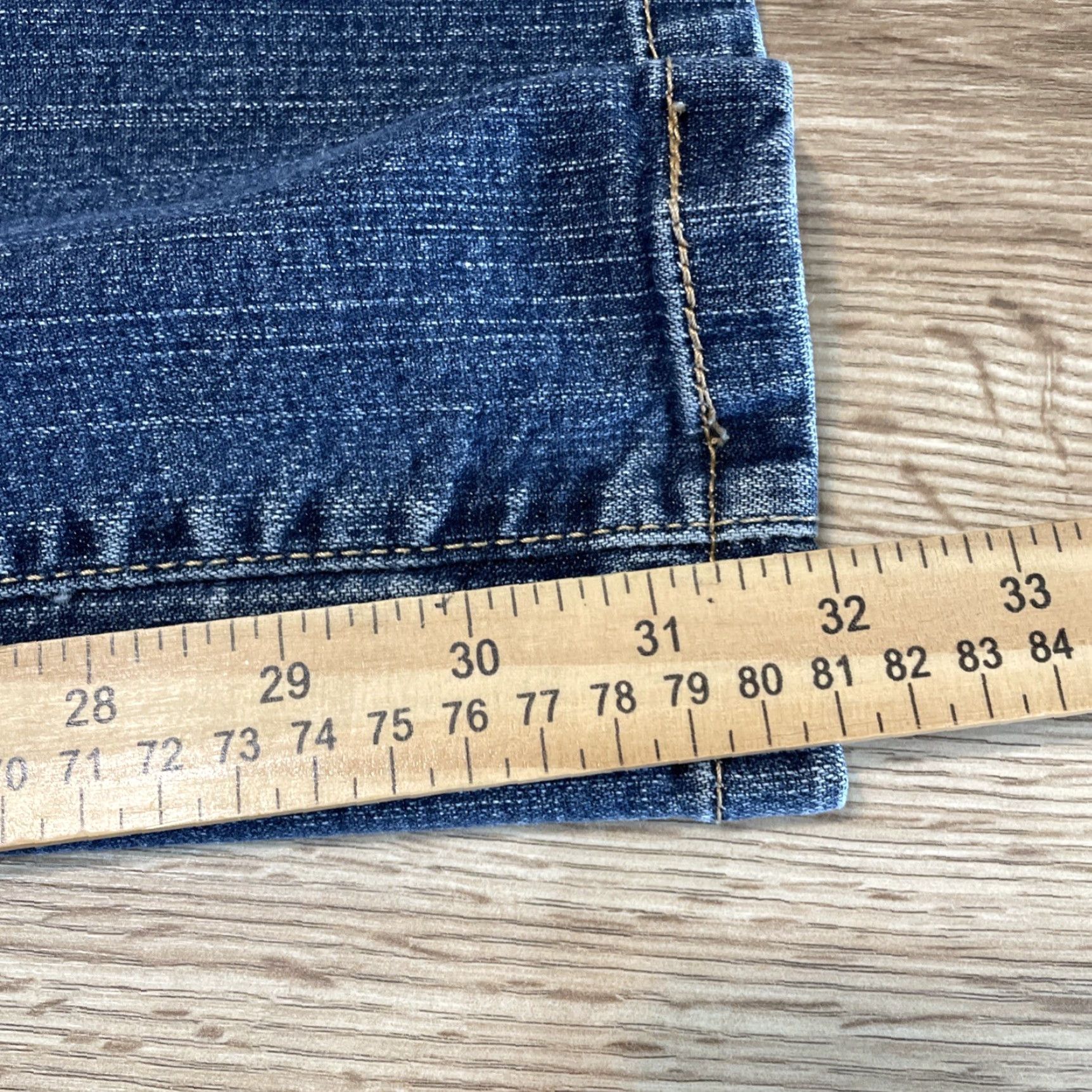 Levi's VINTAGE Levi's 550 Jeans Bootcut Blue Relaxed Fit Stretch 12M Womens Size 34" / US 12 / IT 48 - 7 Thumbnail