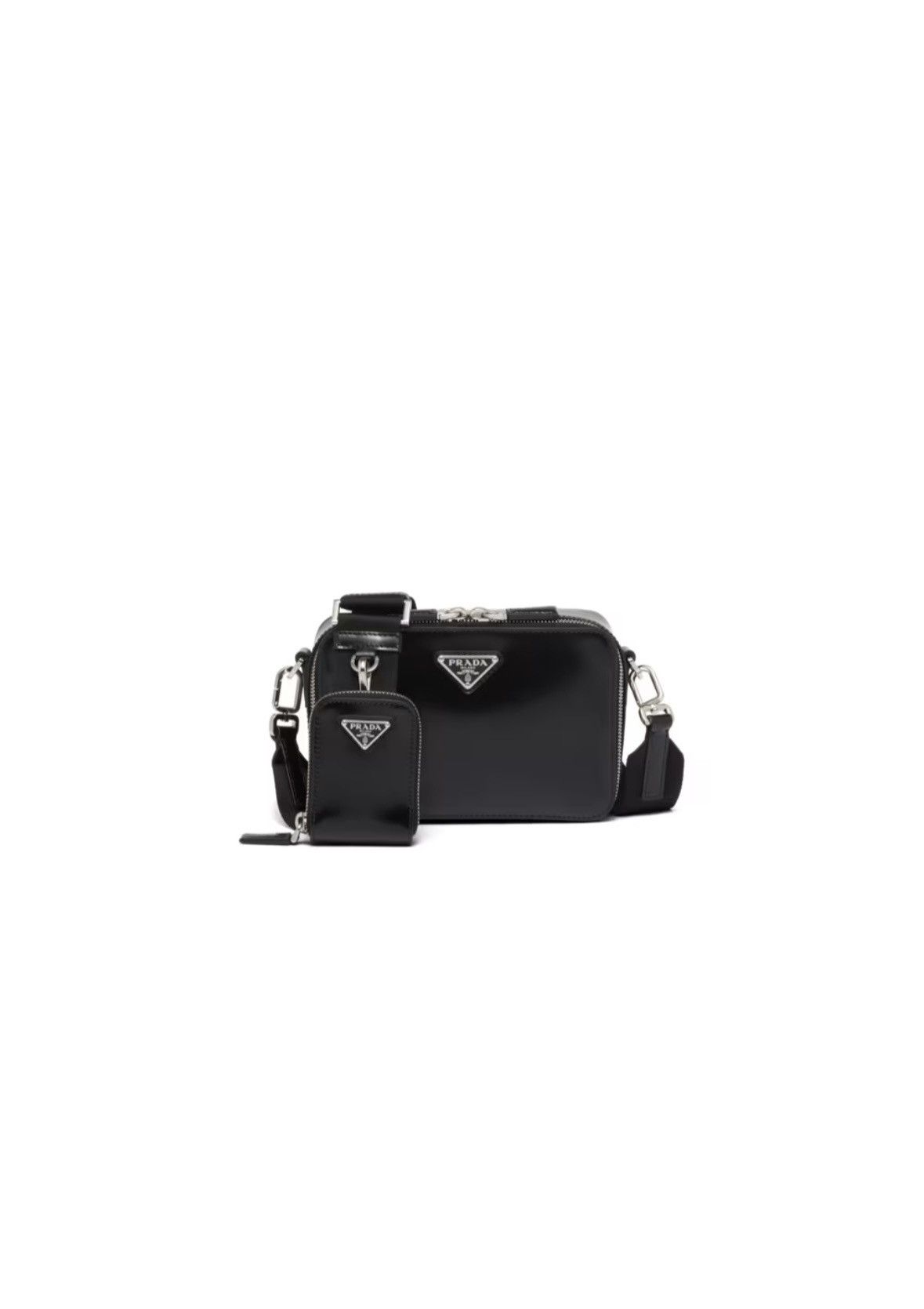 Prada Small Prada Brique Leather Bag Size ONE SIZE - 1 Thumbnail