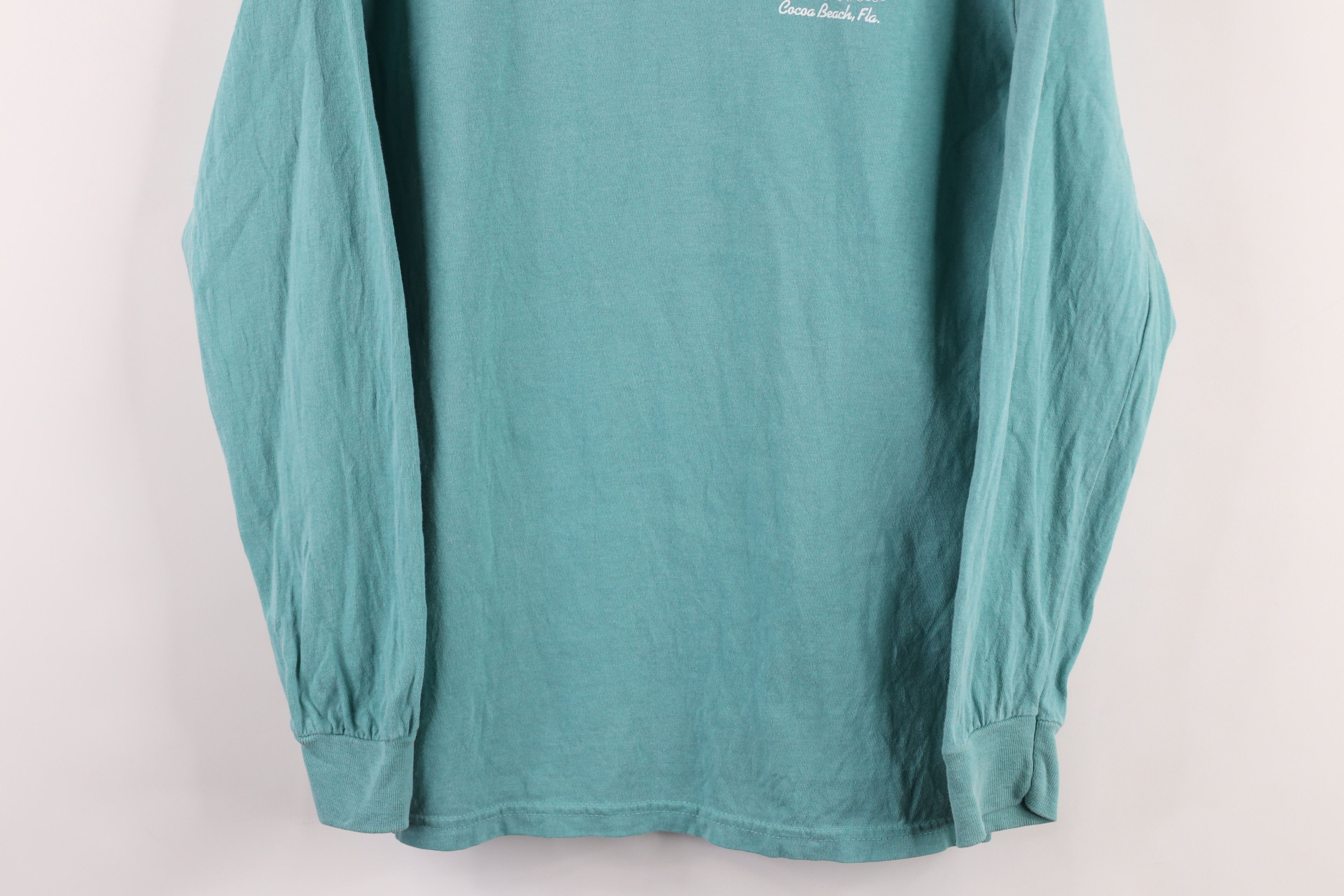 Vintage Vintage Ron Jon Surf Shop Spell Out Long Sleeve T-Shirt Teal Size US S / EU 44-46 / 1 - 3 Thumbnail