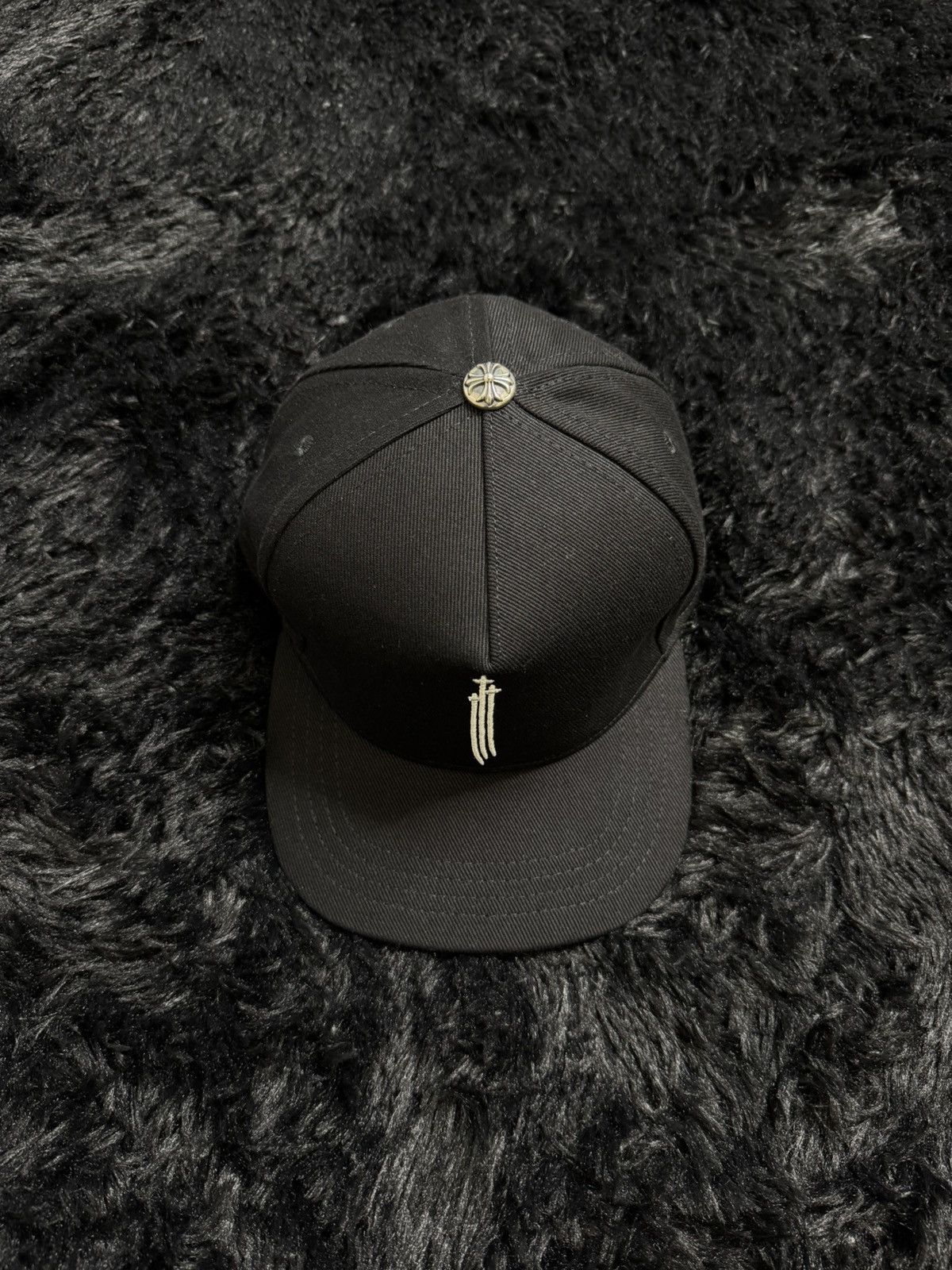 Chrome Hearts Chrome Hearts Three Cross Hat Size ONE SIZE - 2 Thumbnail