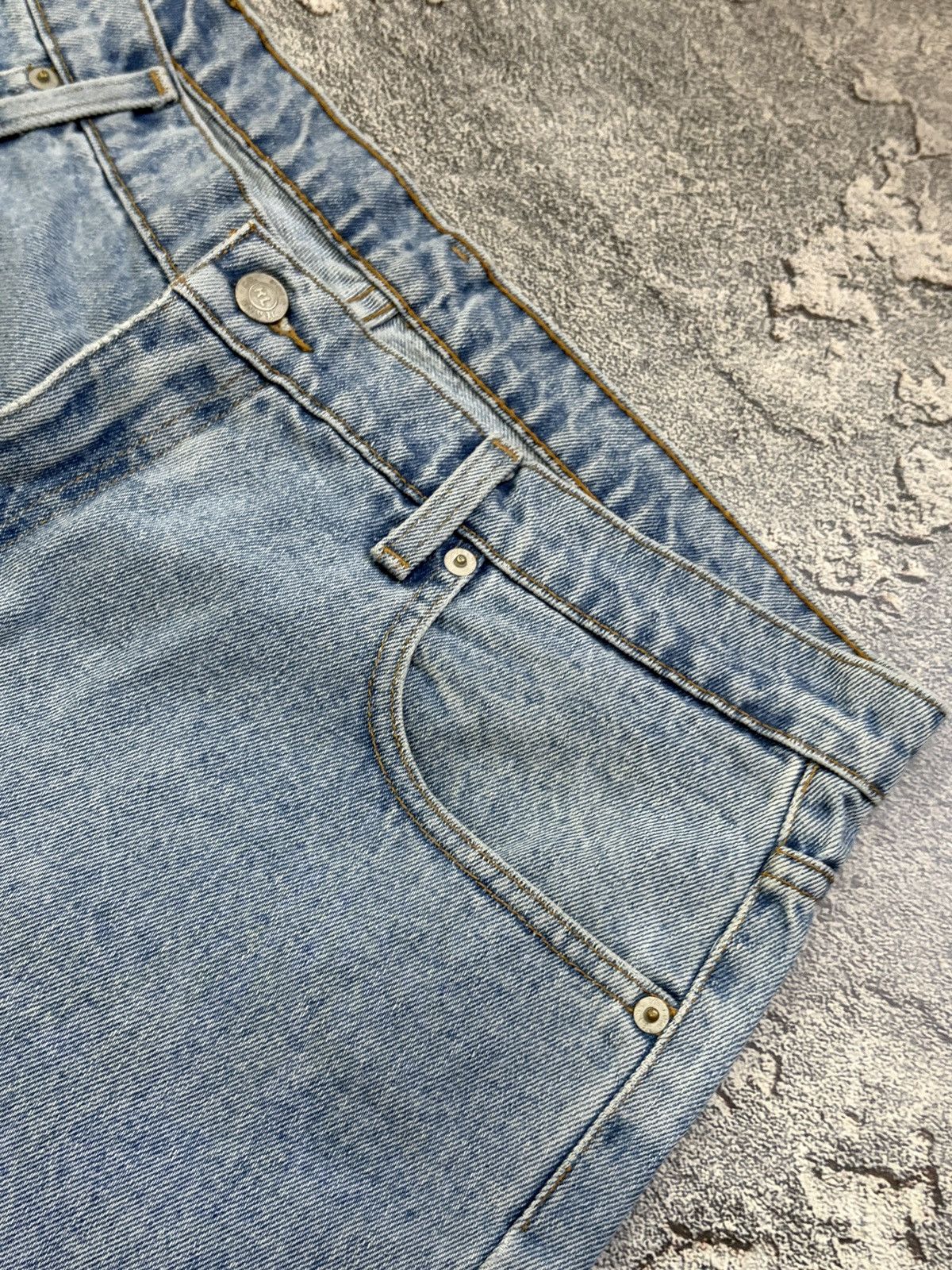 Polo Ralph Lauren Vintage Polo Jeans Co Ralph Lauren Denim Shorts Light Wash Size US 36 / EU 52 - 8 Thumbnail