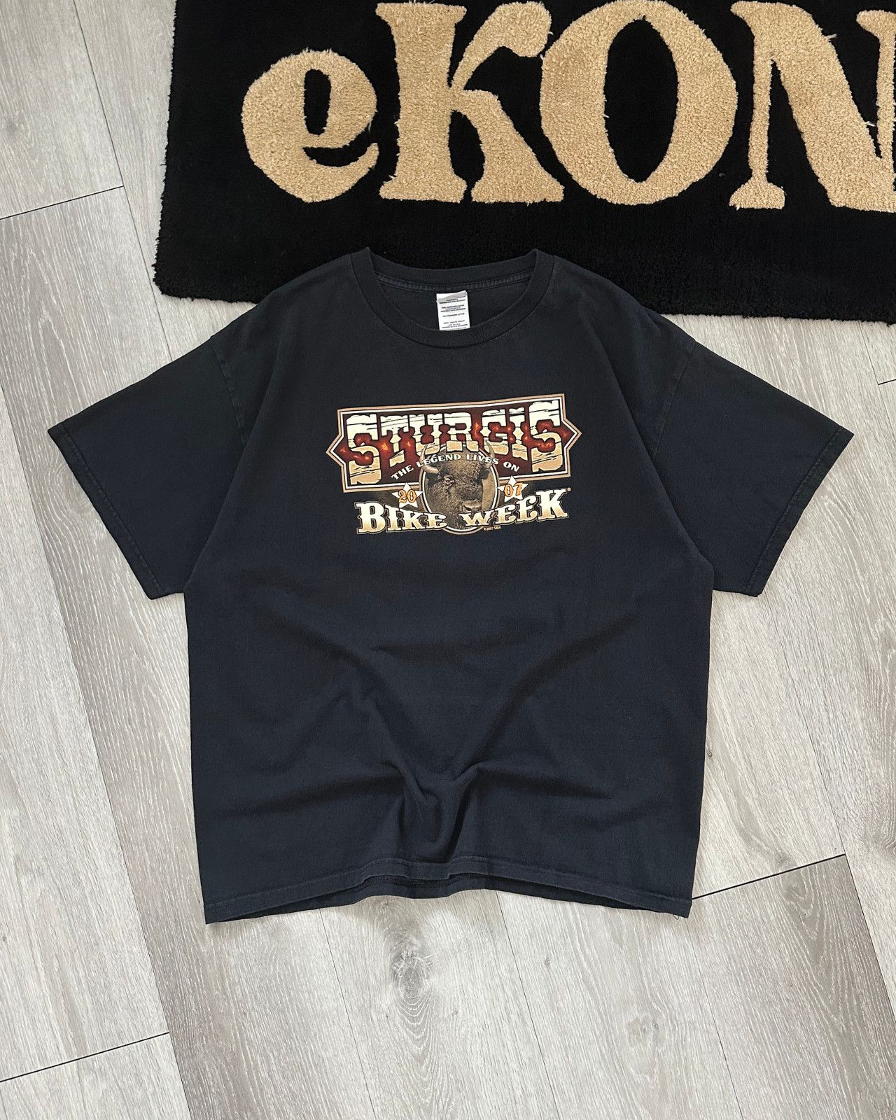 Vintage 2007 Sturgis Bike Week Men's Black Delta T-Shirt - Size XL Size US XL / EU 56 / 4 - 2 Thumbnail