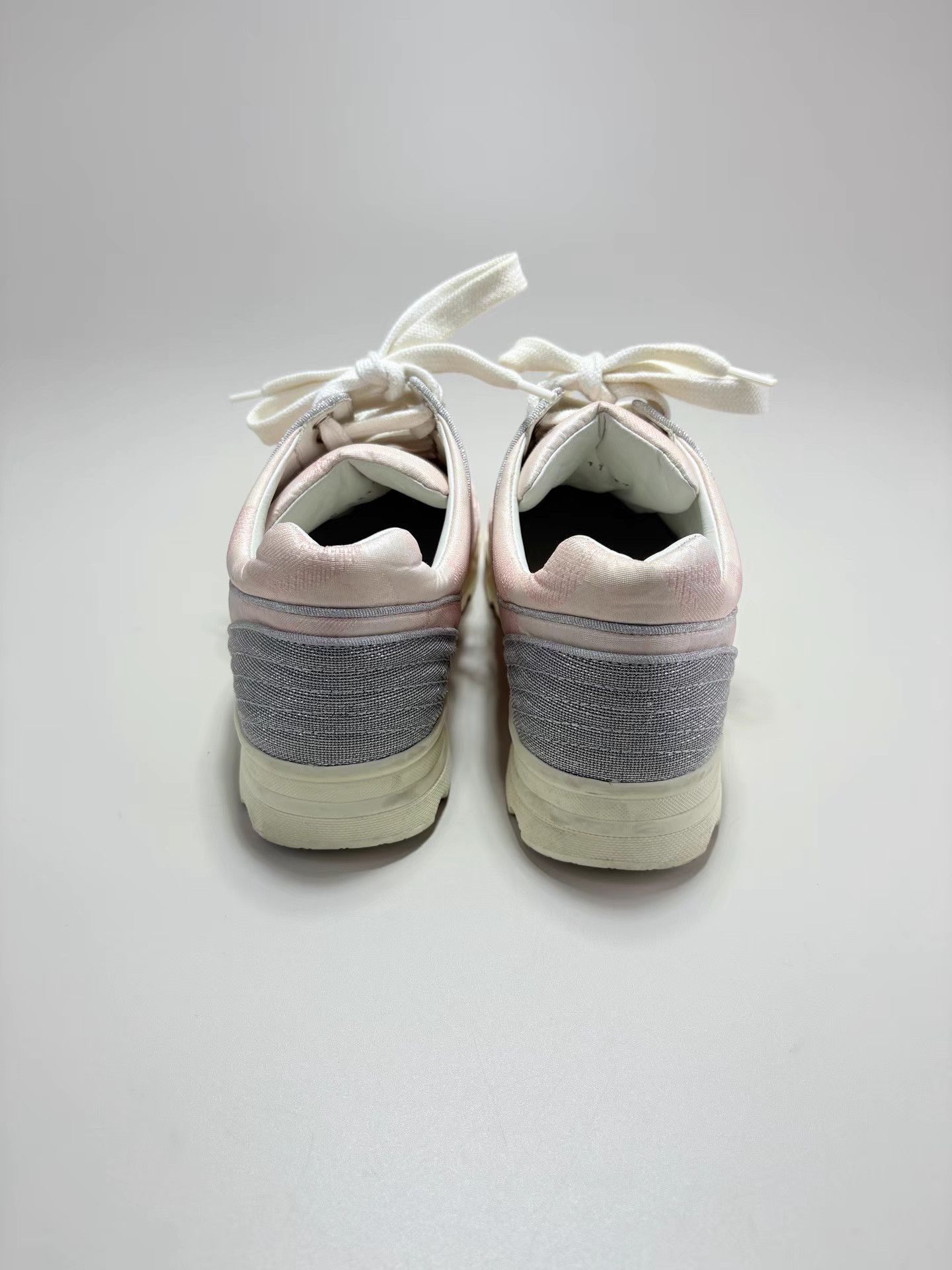 Chanel CHANEL Pink Sneakers Size US 7 / IT 37 - 3 Thumbnail