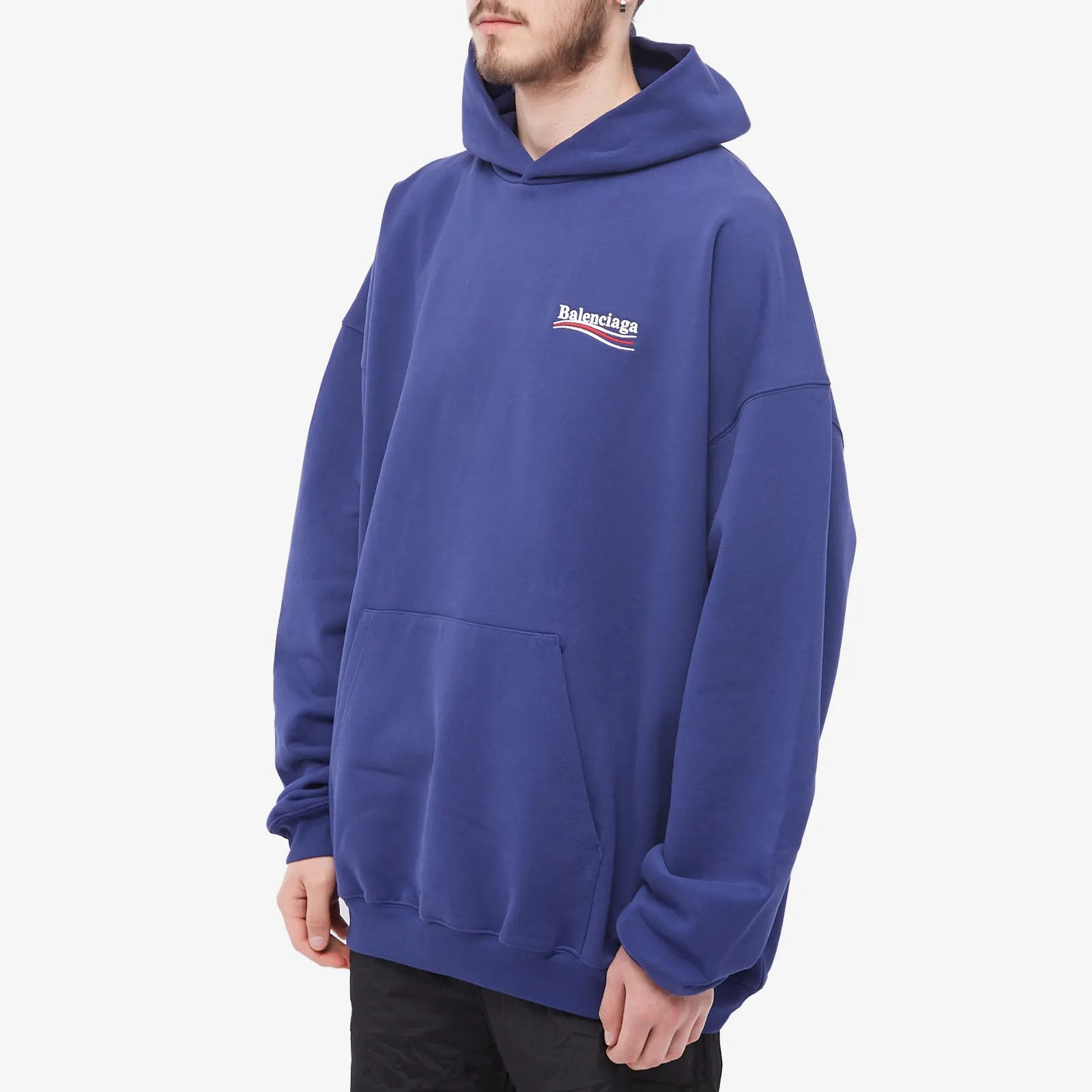 Balenciaga Political Campaign Embroidered Hoodie Size US S / EU 44-46 / 1 - 12 Thumbnail