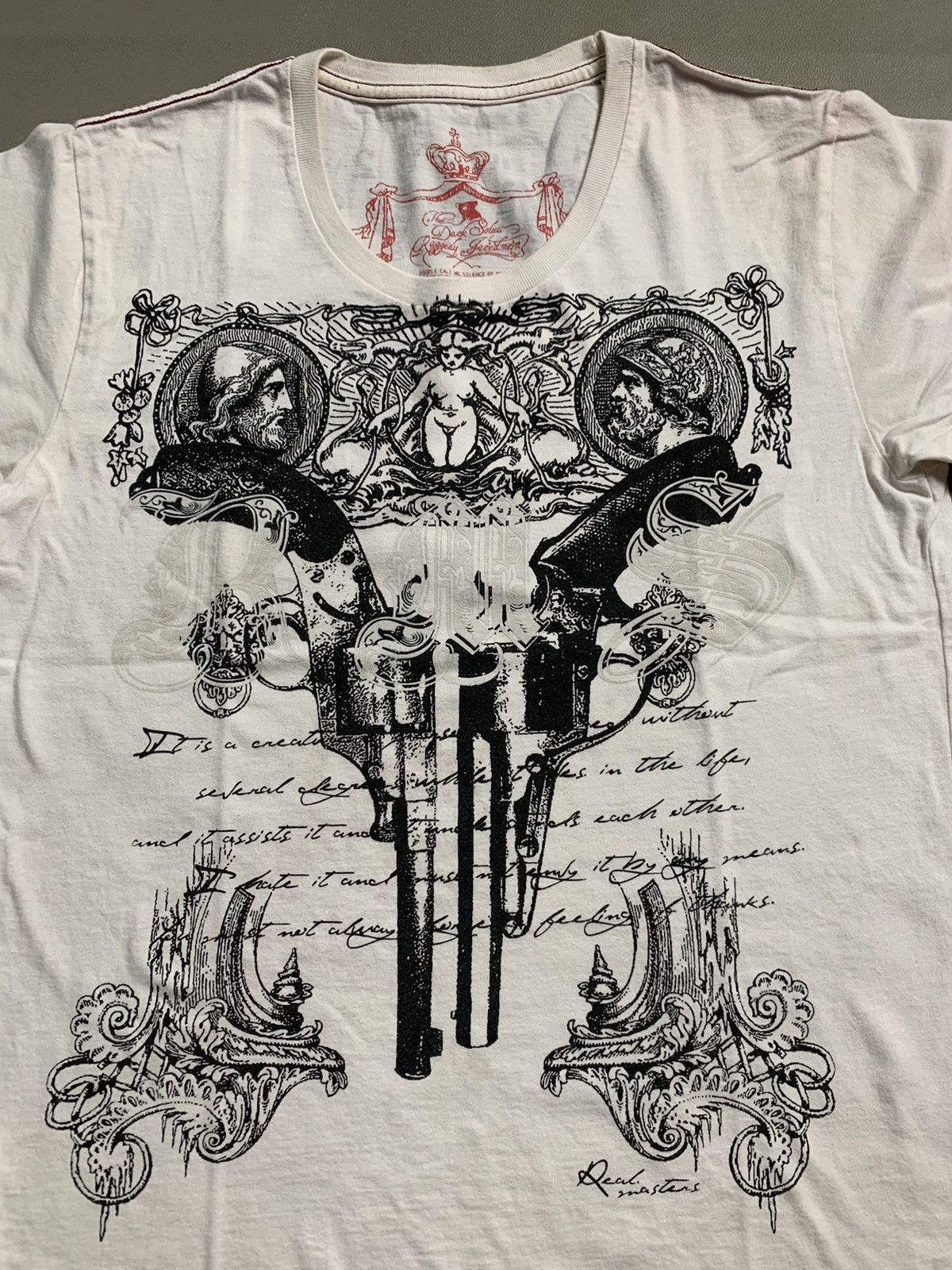14th Addiction × If Six Was Nine × Japanese Brand Y2K Real Masters Poem Grunge Tshirt Size US M / EU 48-50 / 2 - 6 Thumbnail