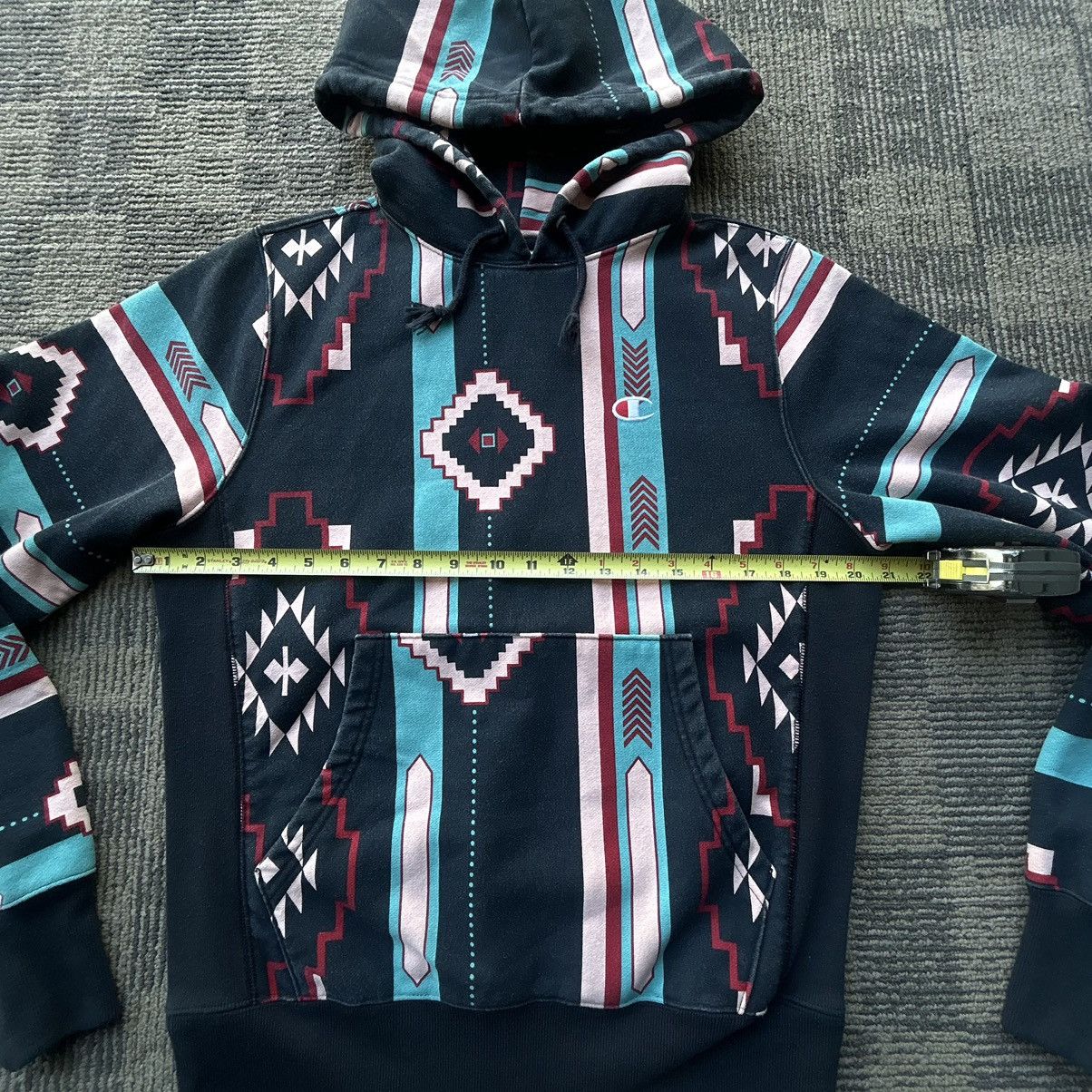 Champion Champion Reverse Weave Southwestern Aztec Print Hoodie Size US S / EU 44-46 / 1 - 4 Thumbnail