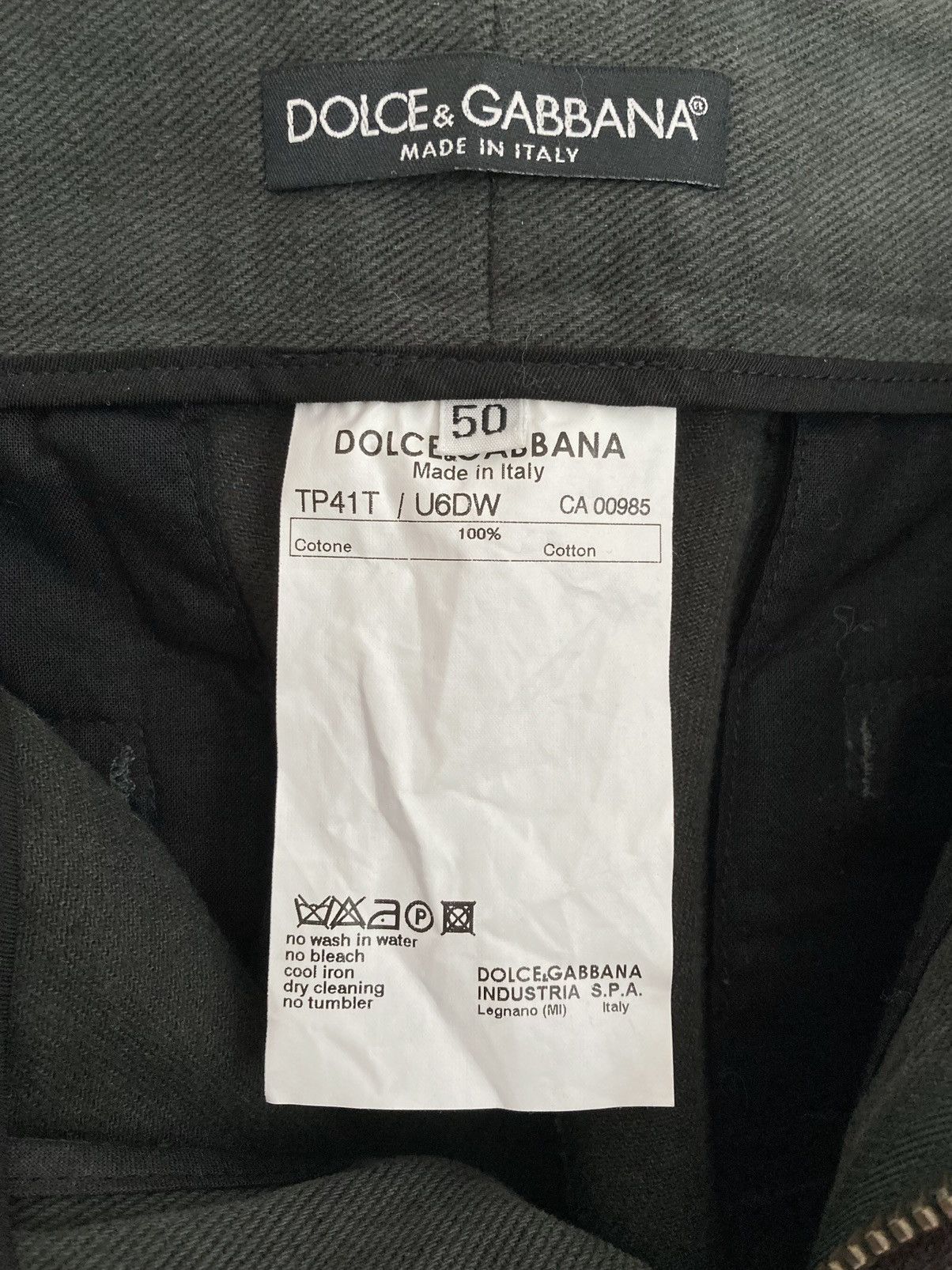Dolce & Gabbana A/W 2003 Bondage Side Strap Cargos Size US 34 / EU 50 - 6 Thumbnail