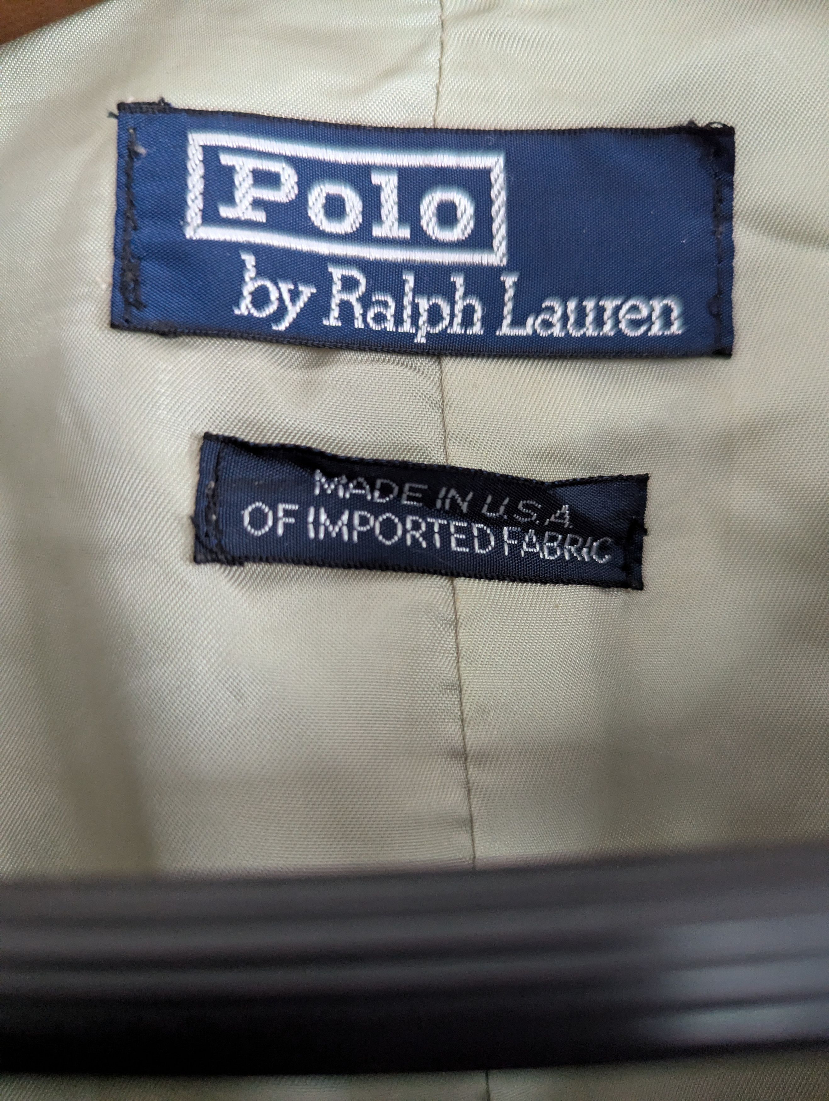 Polo Ralph Lauren Vintage Herring bone Vest Size 42R - 2 Thumbnail