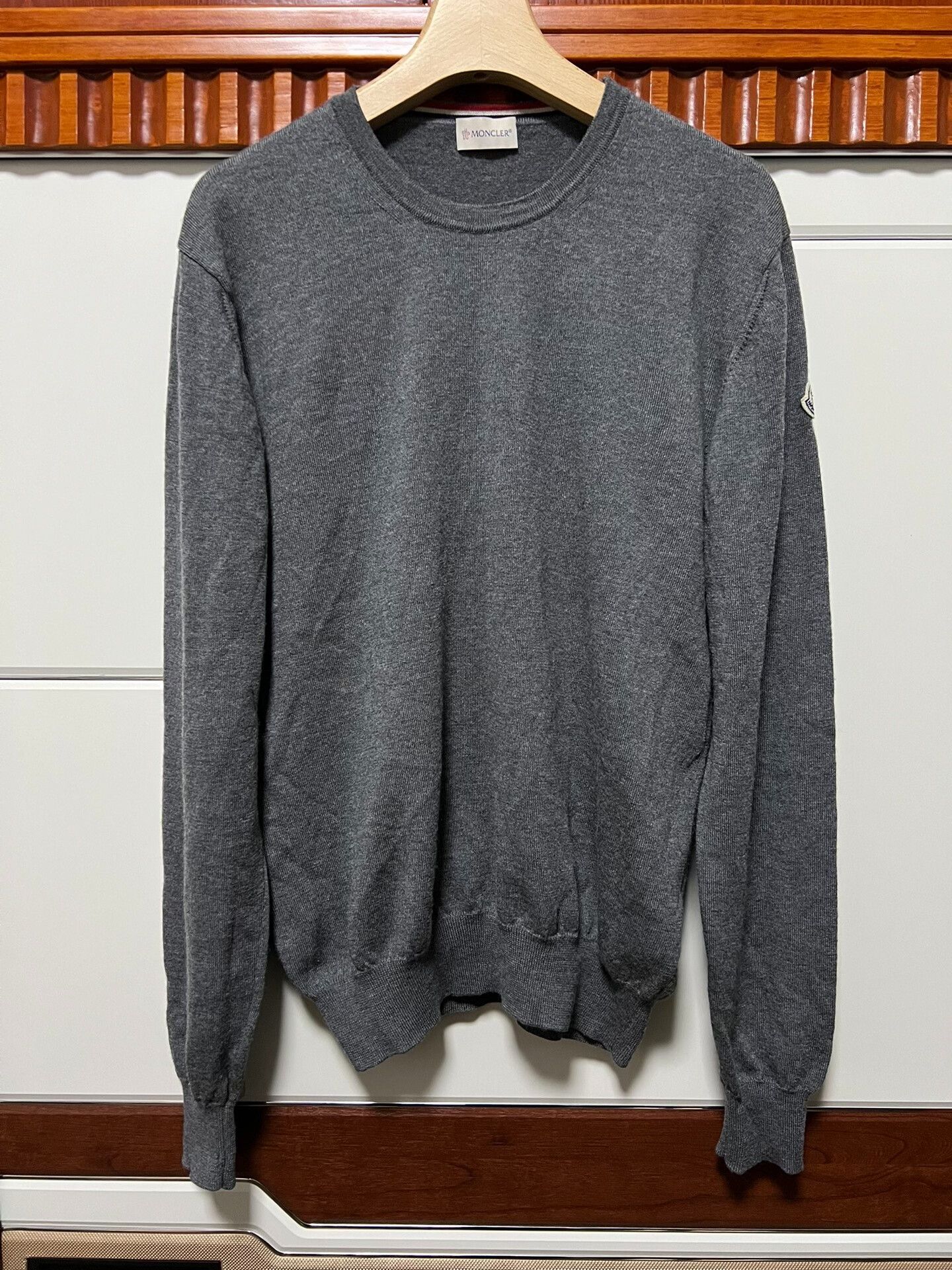 Moncler Moncler Men's Knit Crewneck Sweater Size US XL / EU 56 / 4 - 1 Thumbnail