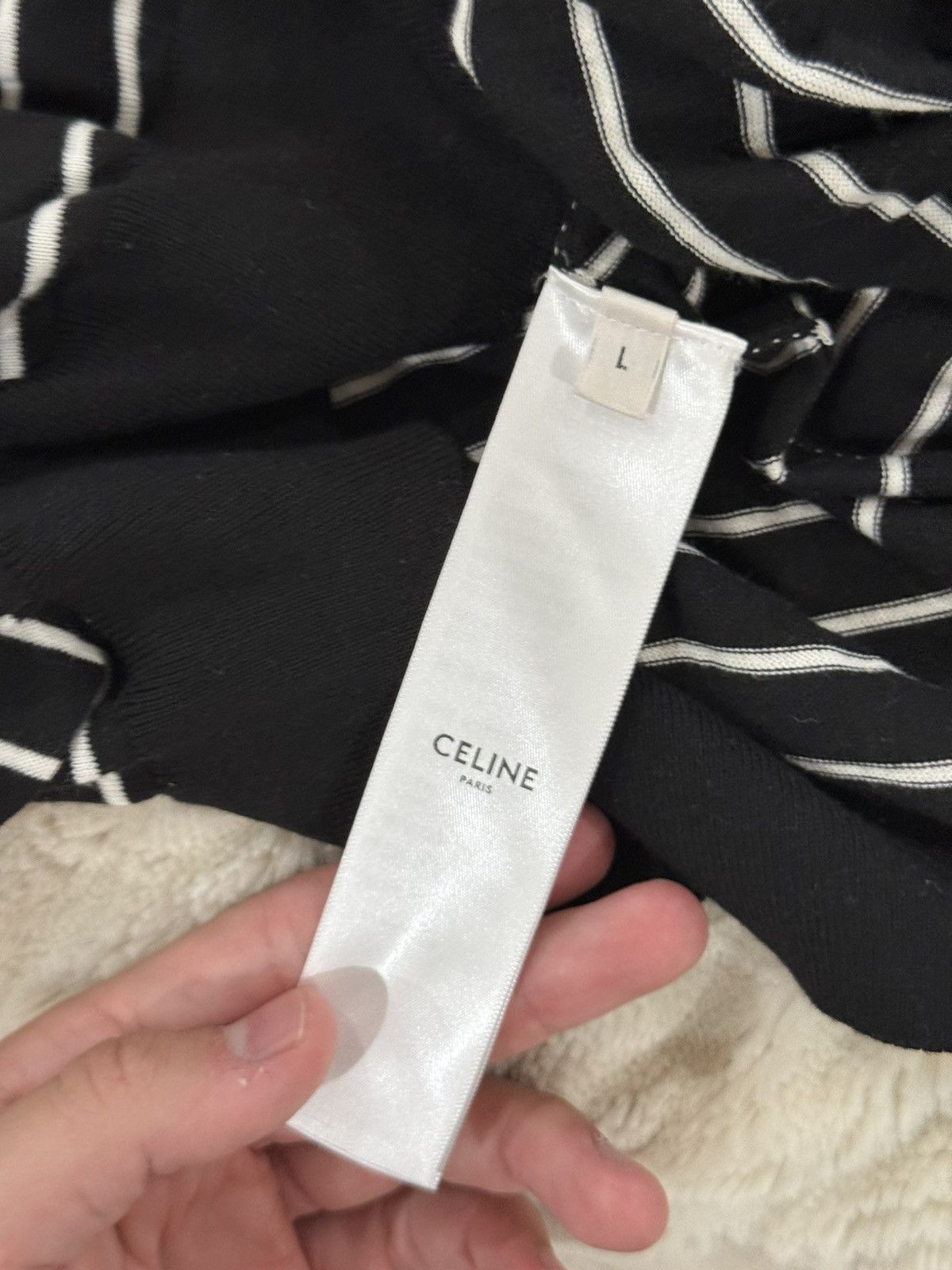 Celine Celine slim fit logo polo shirt Size US M / EU 48-50 / 2 - 6 Thumbnail