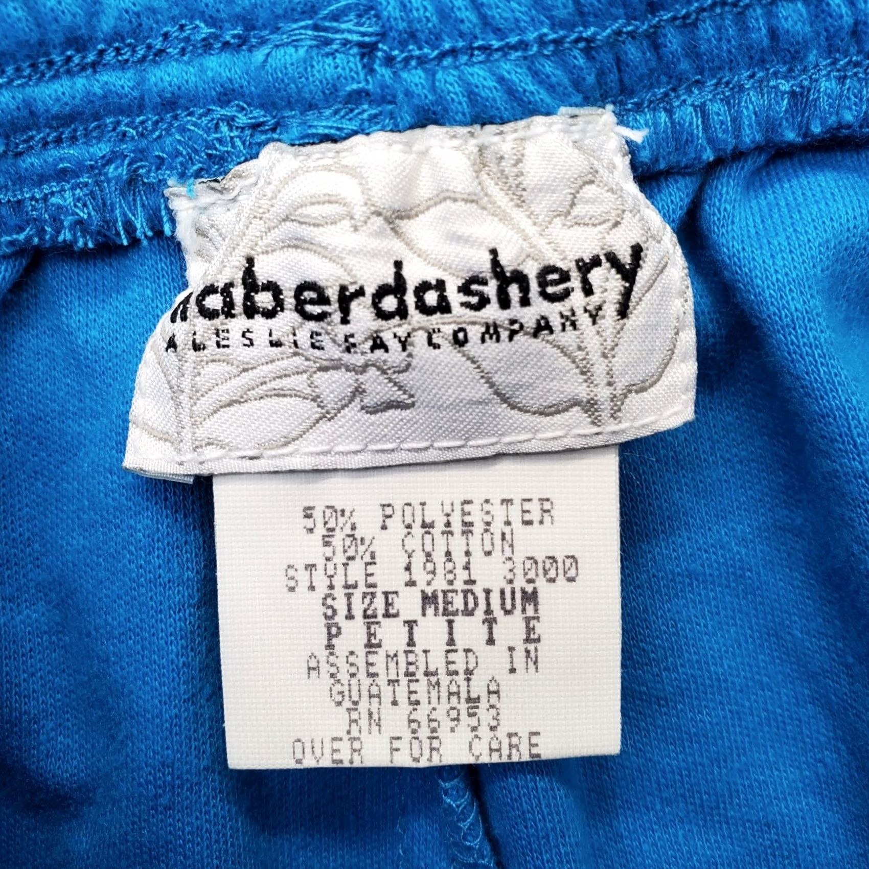 Vintage Leslie Fay Running Shorts Womens PM Blue Athletic Elastic Waist Size 32" / US 10 / IT 46 - 7 Thumbnail